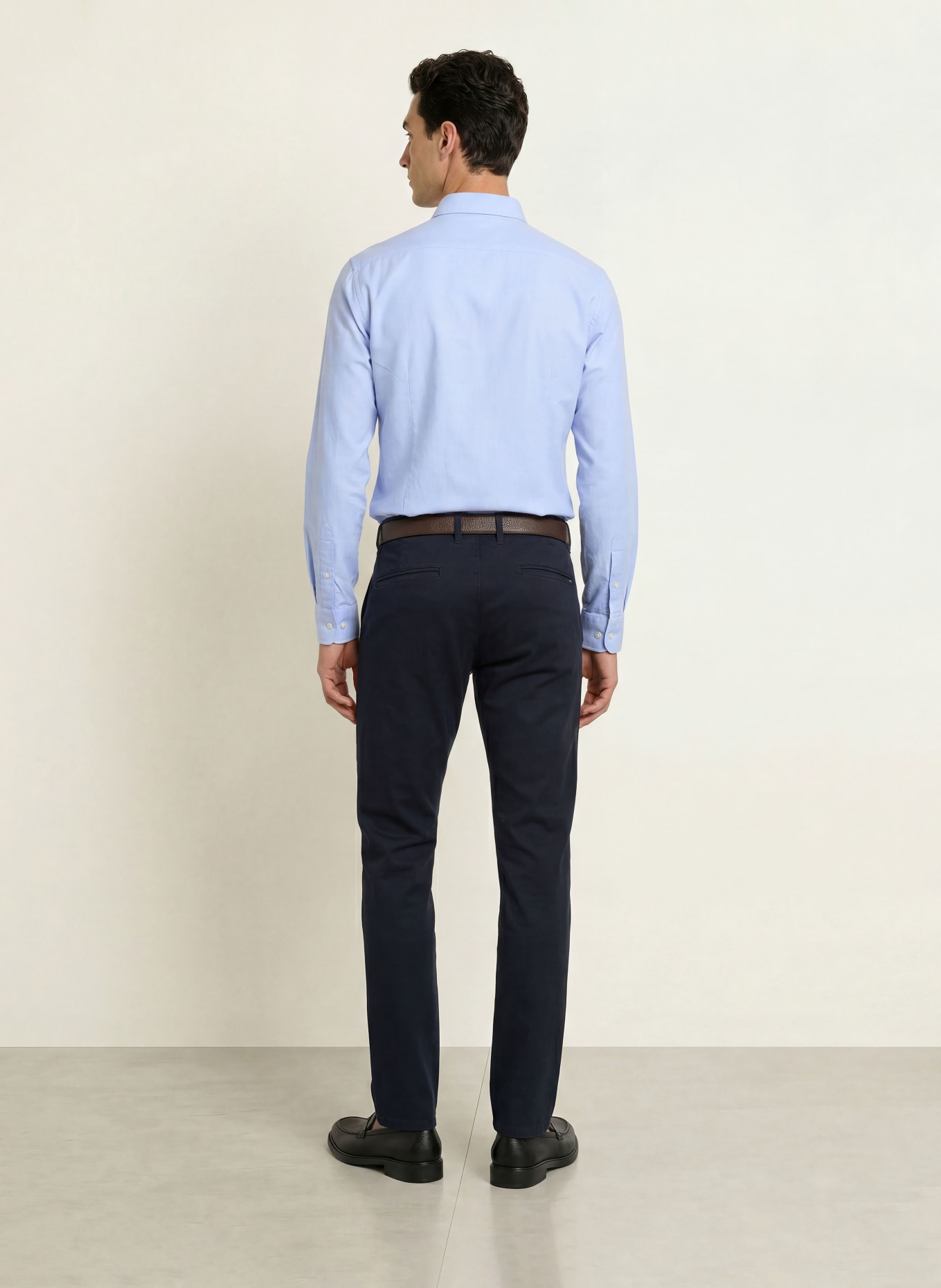 HACKETT LONDON Oxford overhemd Slim Fit: LICHTBLAUW