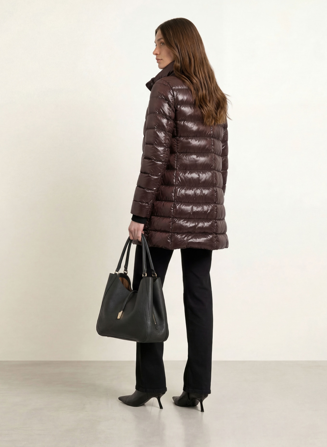 HERNO Daunenjacke AMELIA: DUNKELBRAUN