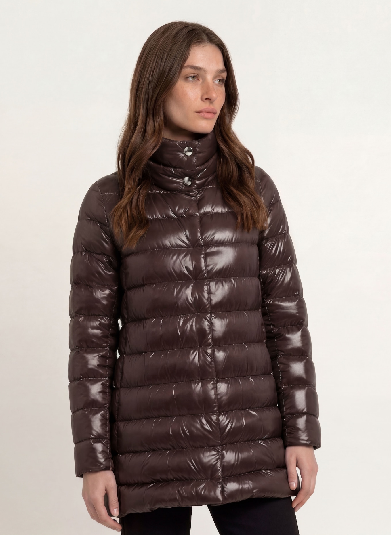 HERNO Daunenjacke AMELIA: DUNKELBRAUN