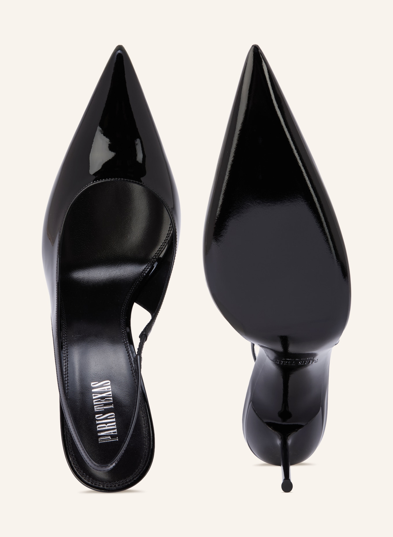 PARIS TEXAS Slingpumps LIDIA: SCHWARZ