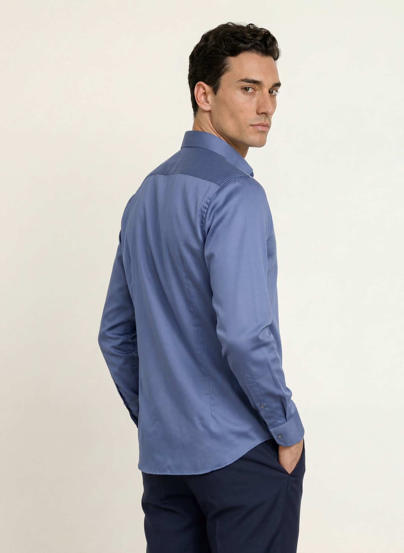 seidensticker Shirt shaped fit: LIGHT BLUE