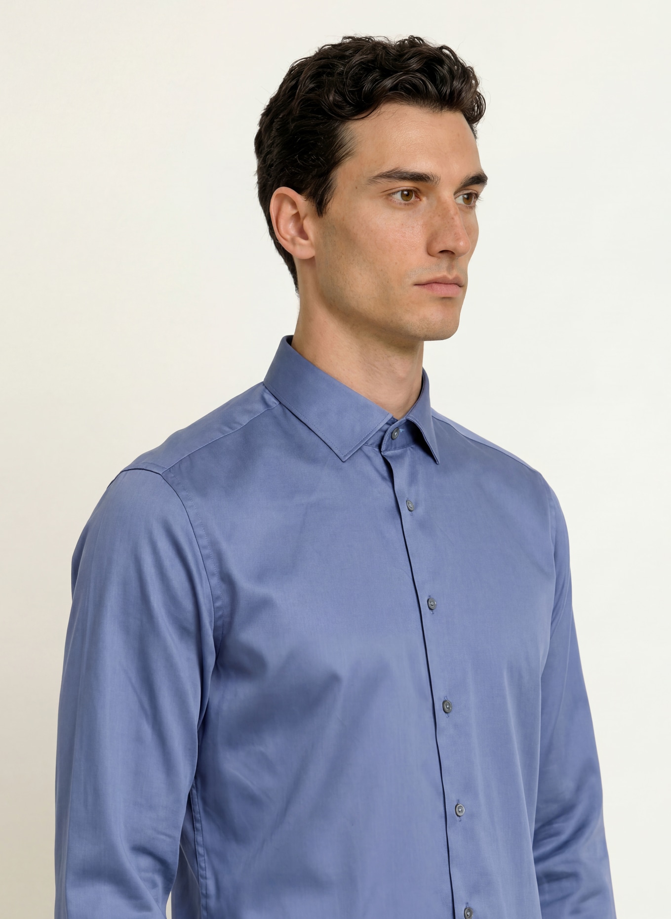 seidensticker Shirt shaped fit: LIGHT BLUE
