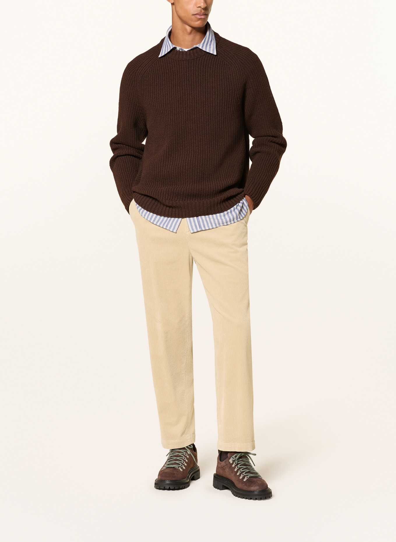 CLOSED trui: MARRON FONCÉ