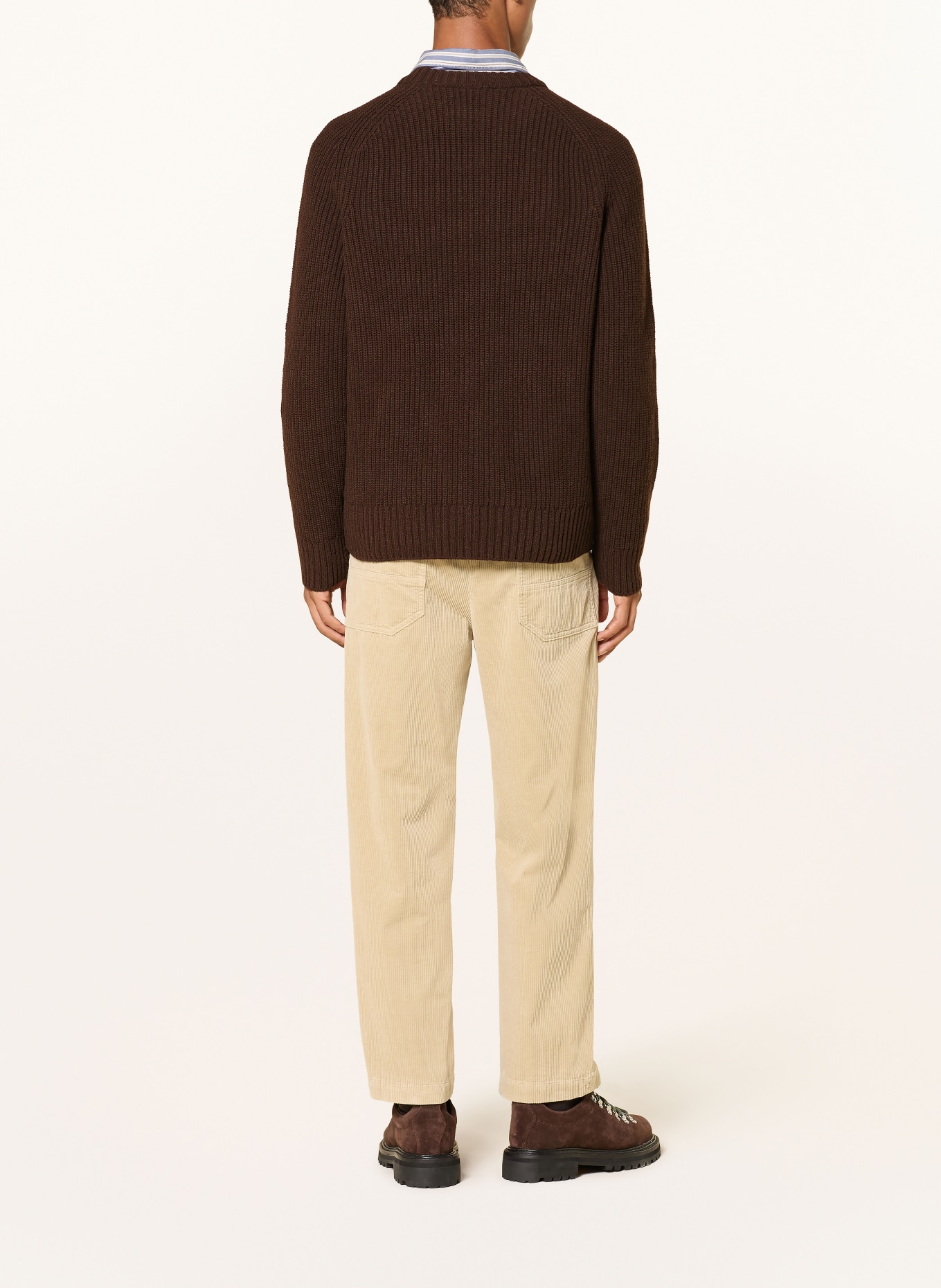 CLOSED trui: MARRON FONCÉ