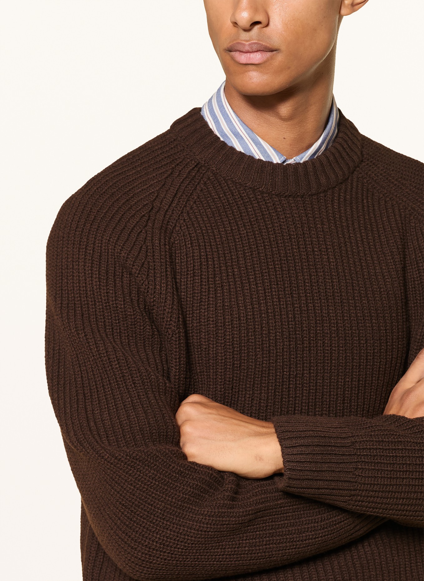 CLOSED trui: MARRON FONCÉ