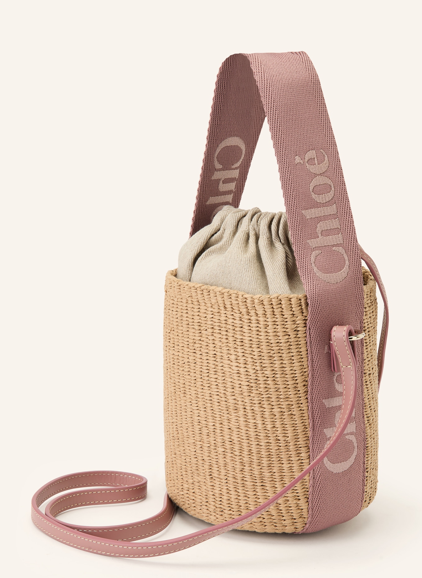 Chloé Beuteltasche WOODY: 26S NOUGAT
