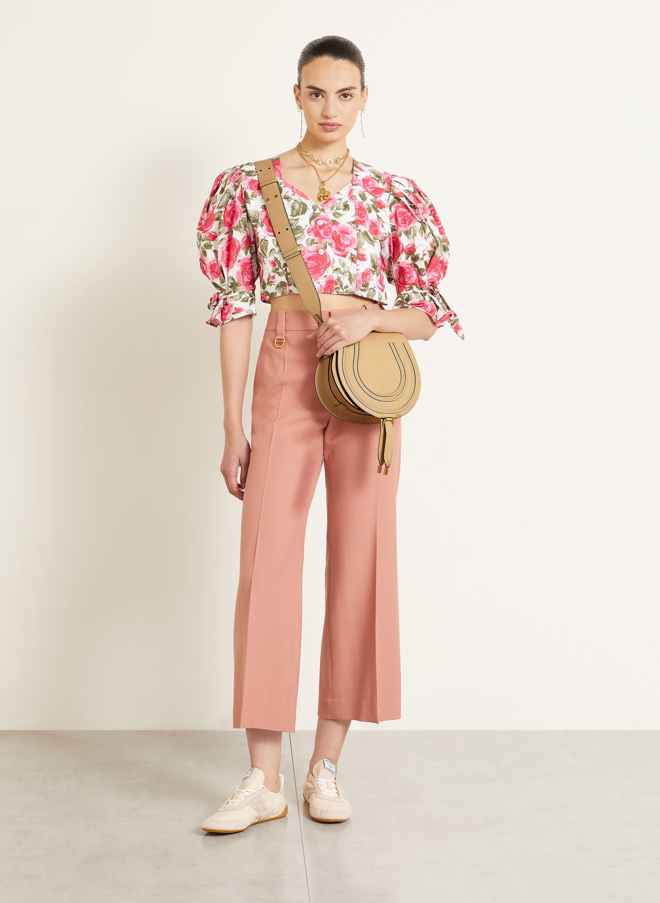 Chloé Umhängetasche MARCIE: 086 Petal Beige