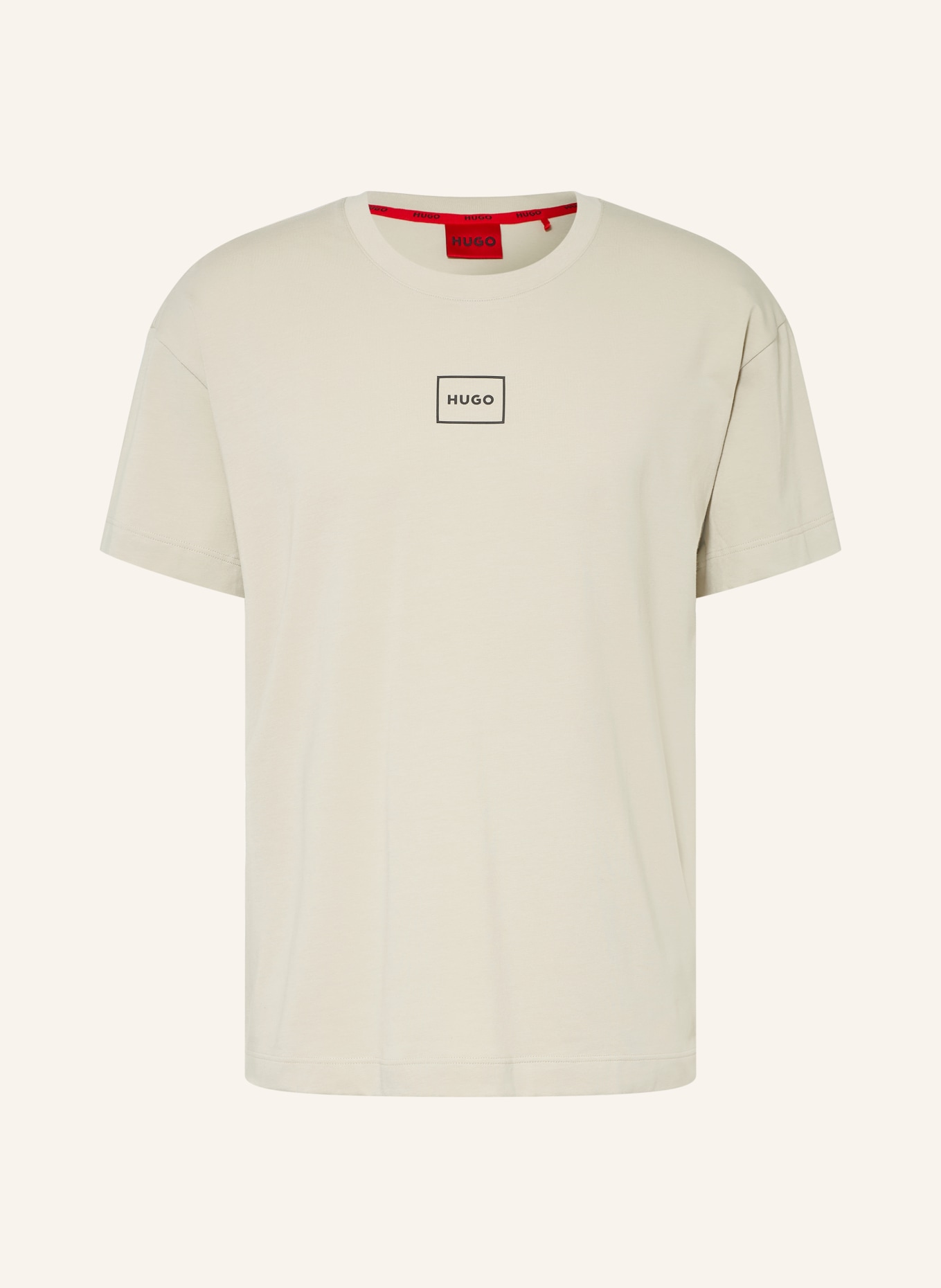 HUGO Slaapshirt LAZE: BEIGE