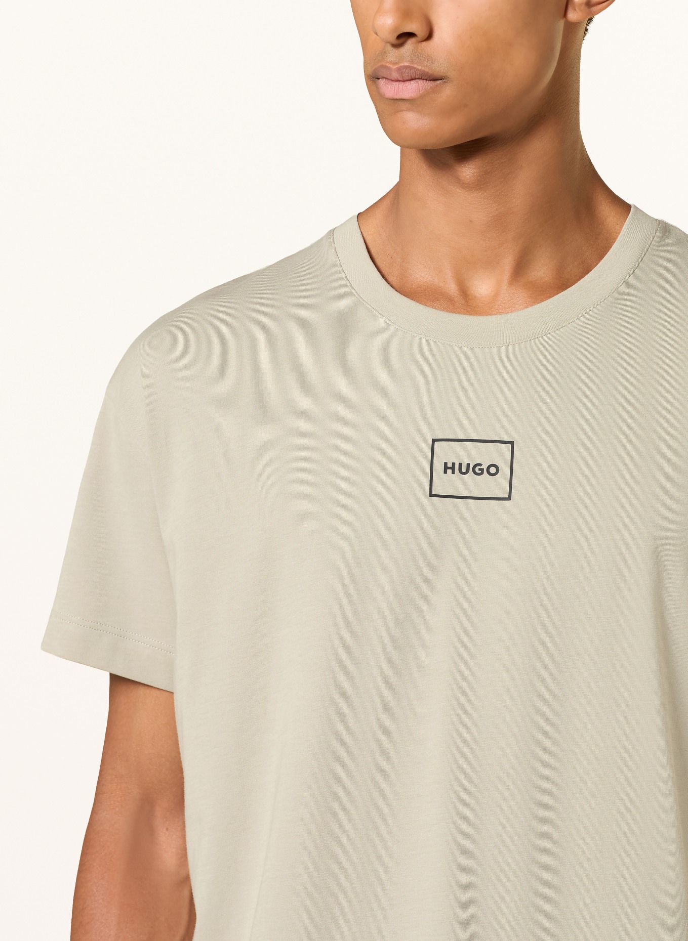 HUGO Slaapshirt LAZE: BEIGE