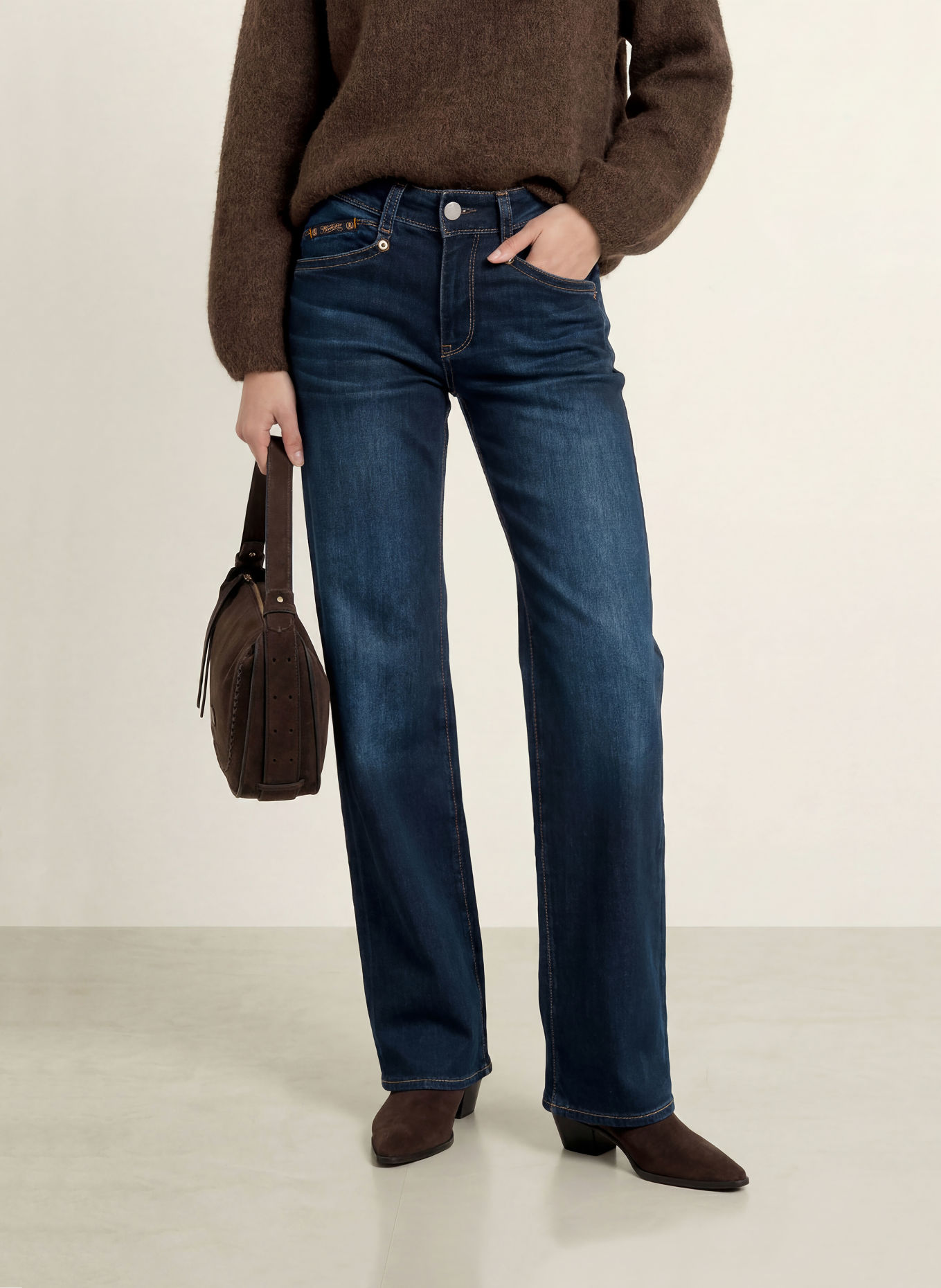 Herrlicher Flared jeans: 819 dark sea