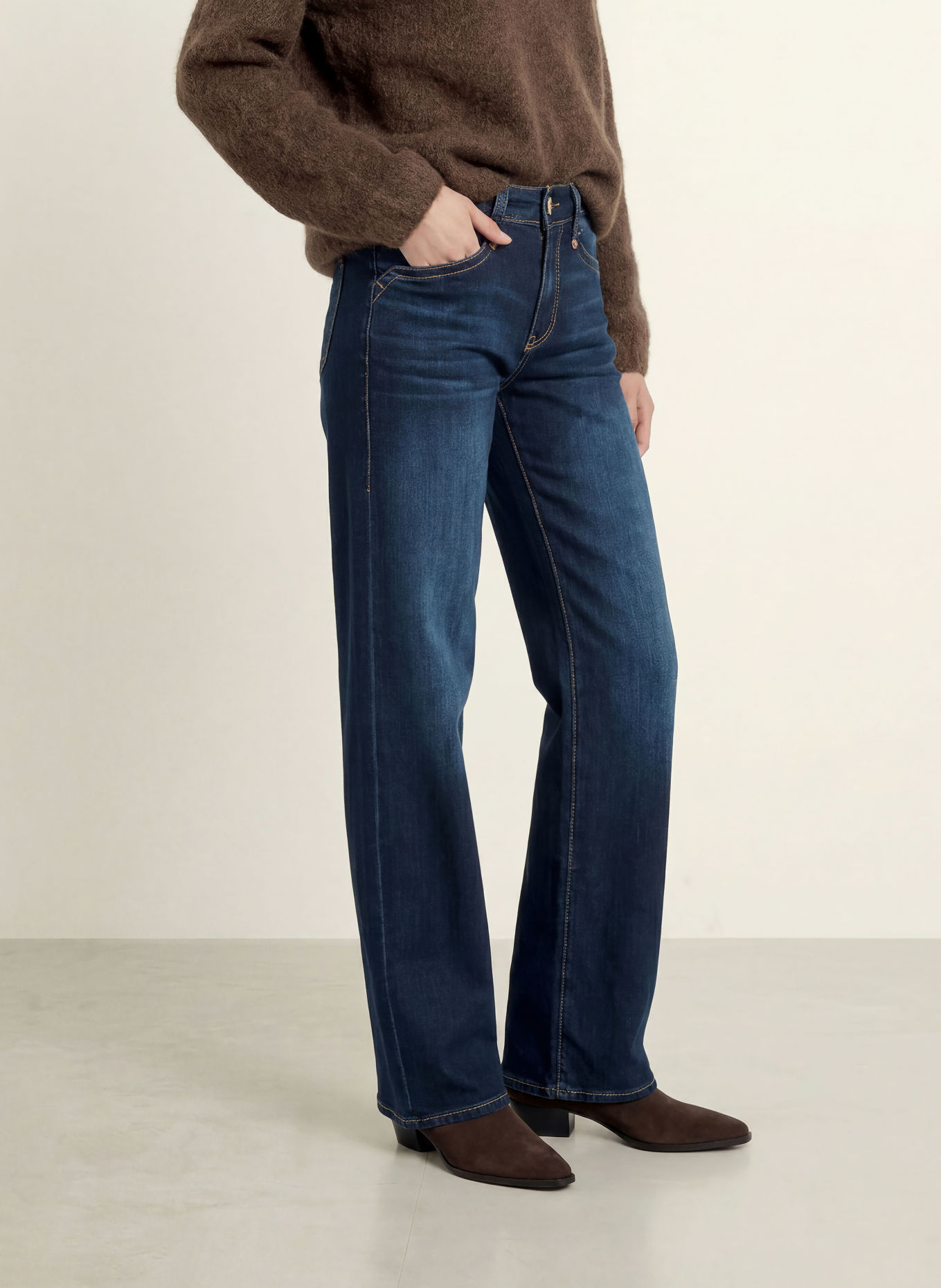 Herrlicher Flared jeans: 819 dark sea