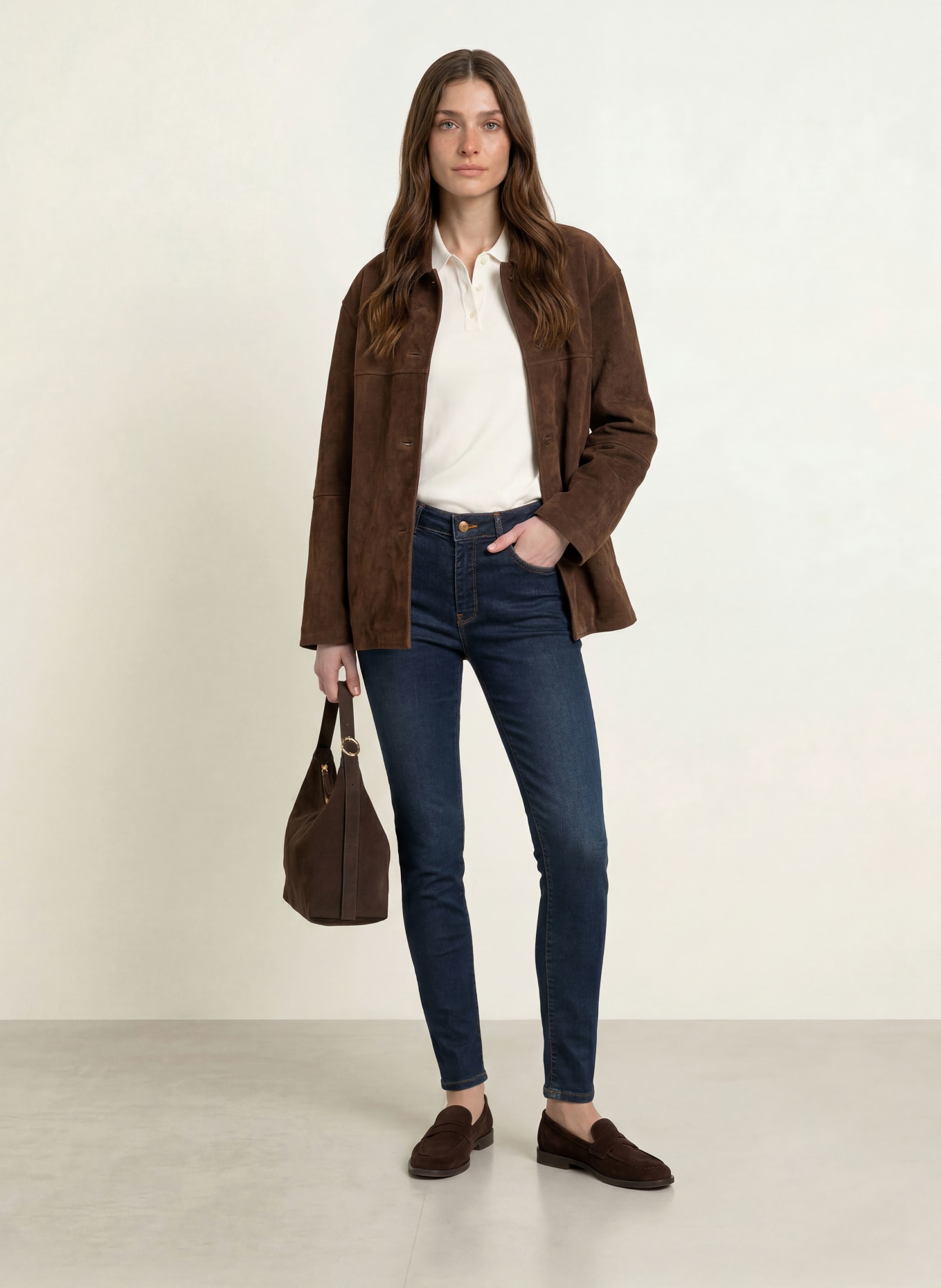 RAFFAELLO ROSSI Skinny Jeans AMAL: 889 Dunkelblau