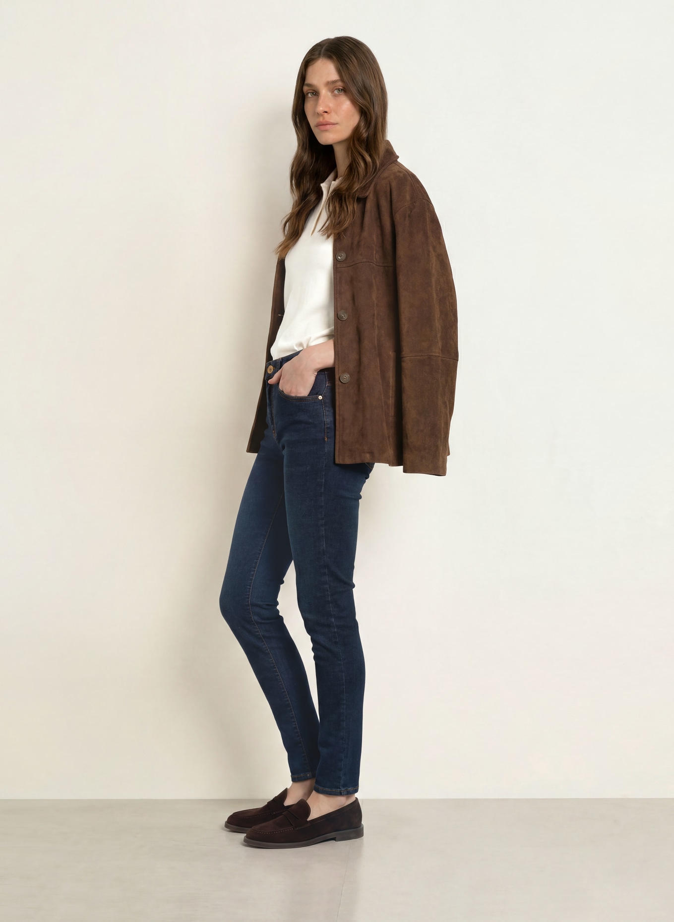 RAFFAELLO ROSSI Skinny Jeans AMAL: 889 Dunkelblau