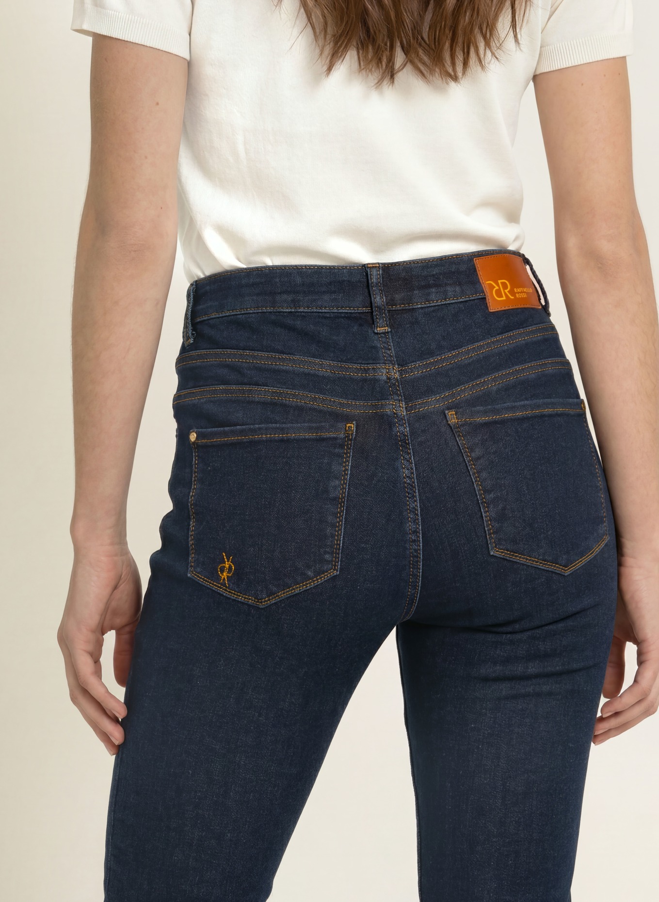 RAFFAELLO ROSSI Skinny Jeans AMAL: 889 Dunkelblau