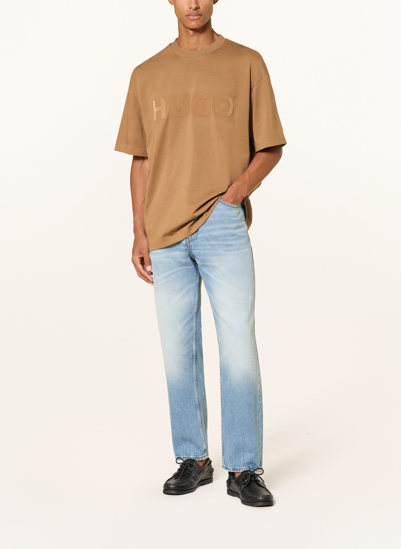 HUGO T-shirt DINKEE: COGNAC