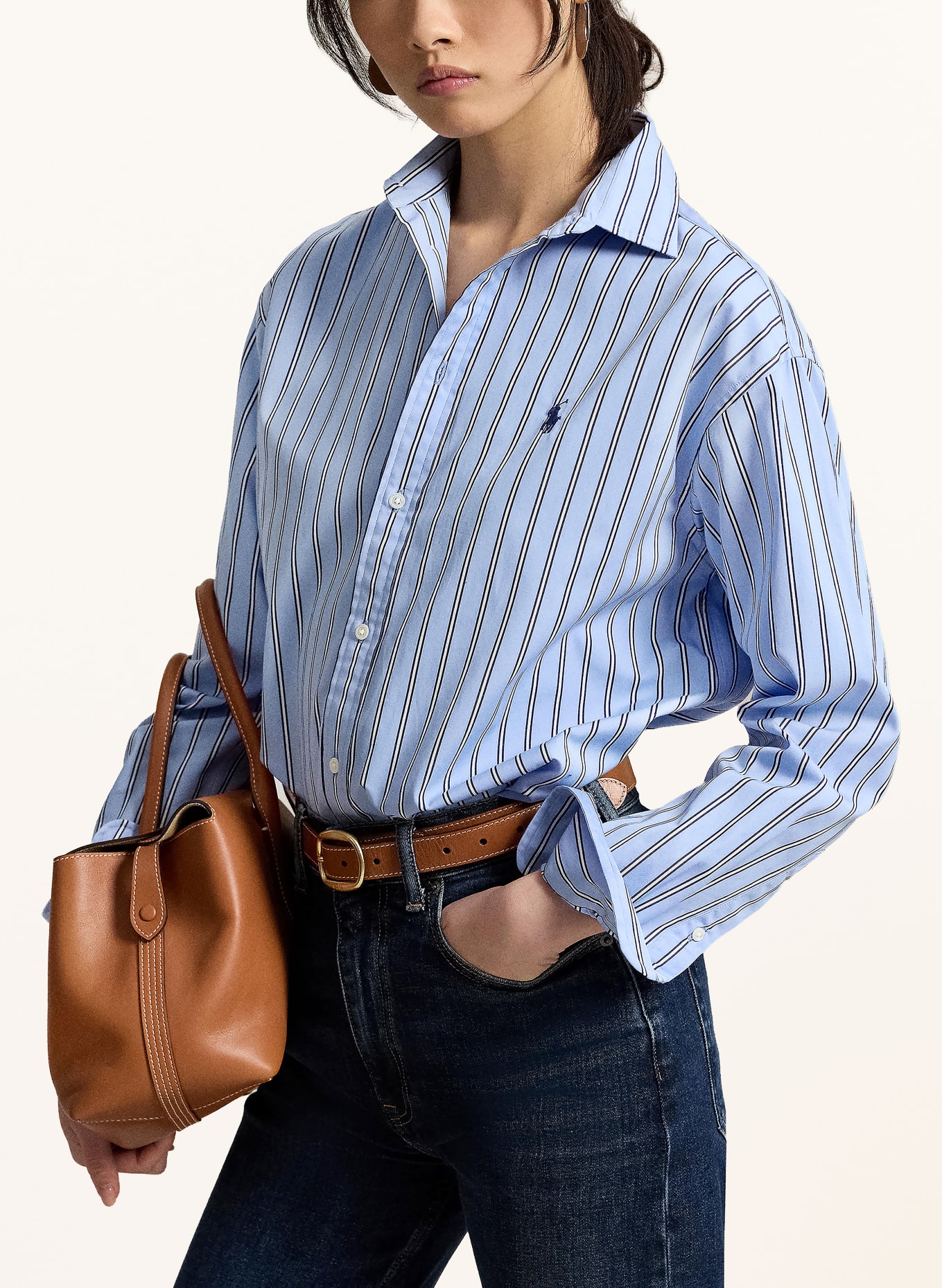 POLO RALPH LAUREN Bluză: ALBASTRU