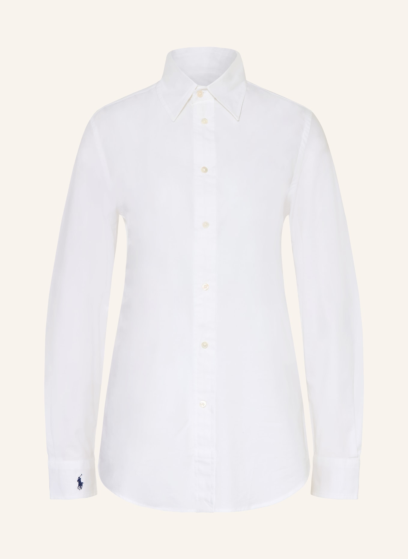 POLO RALPH LAUREN overhemdblouse: WIT