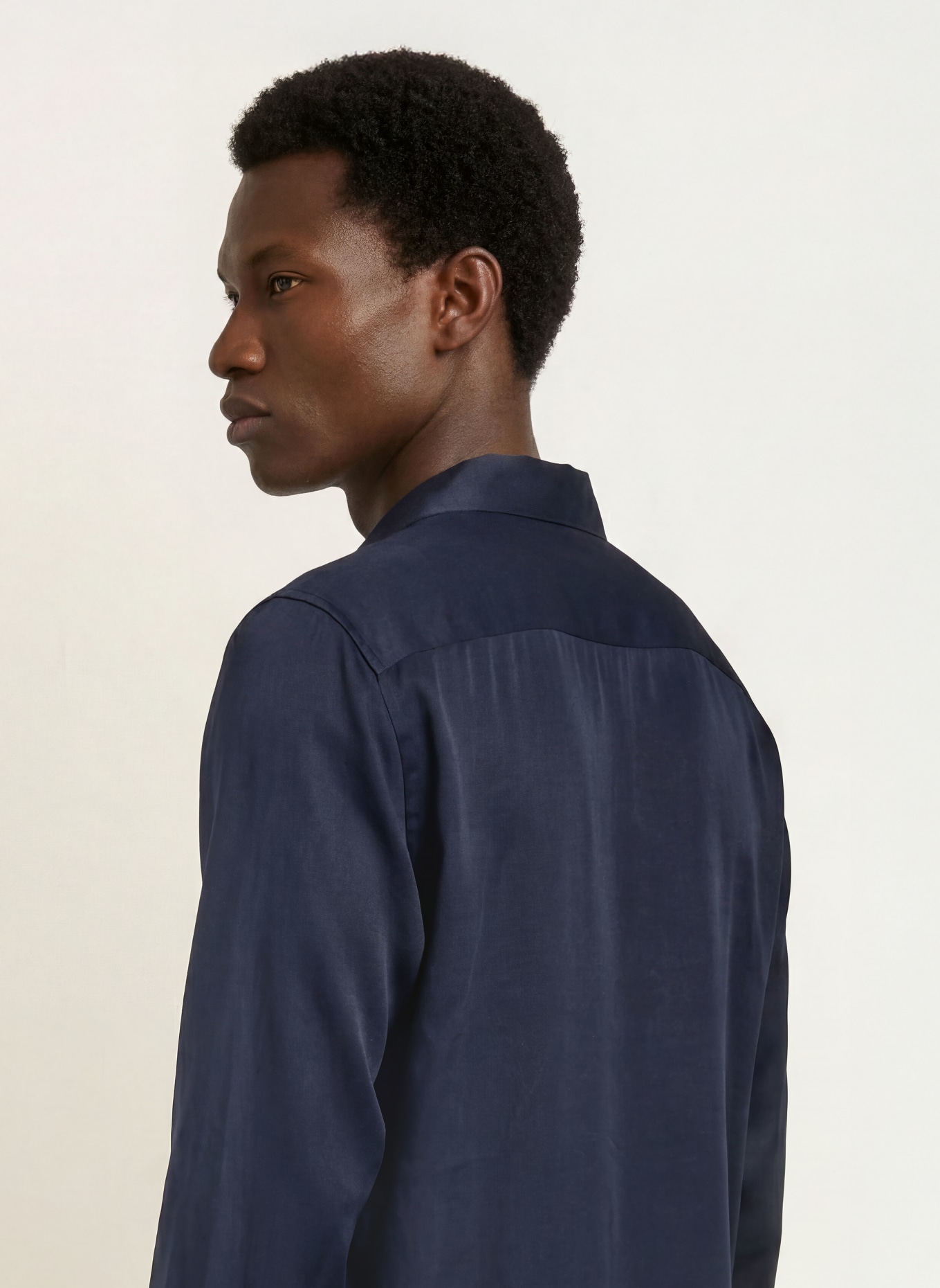 SANDRO Resorthemd Regular Fit: DUNKELBLAU