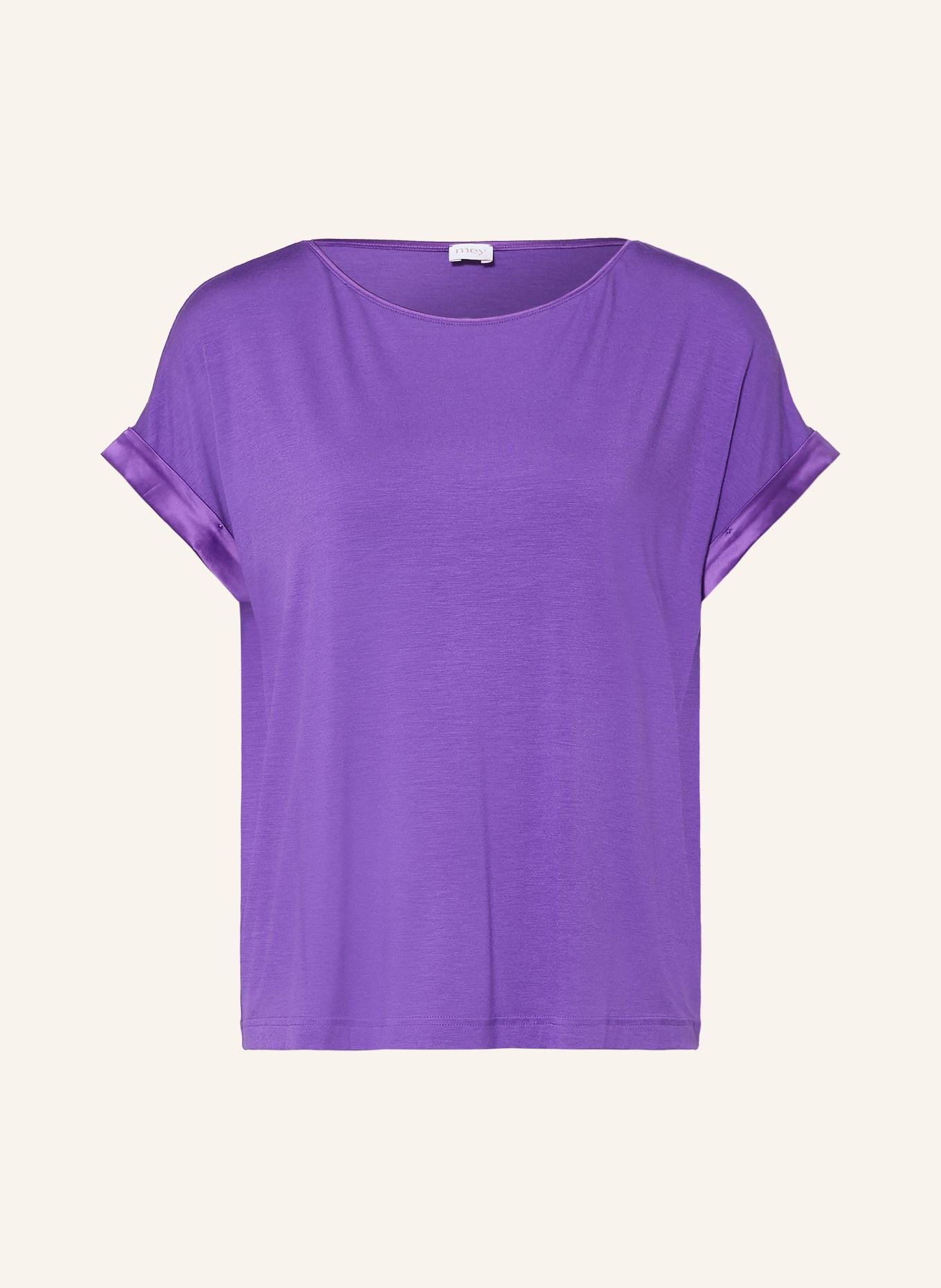 mey Schlafshirt Serie PURE CHIC: NEONLILA