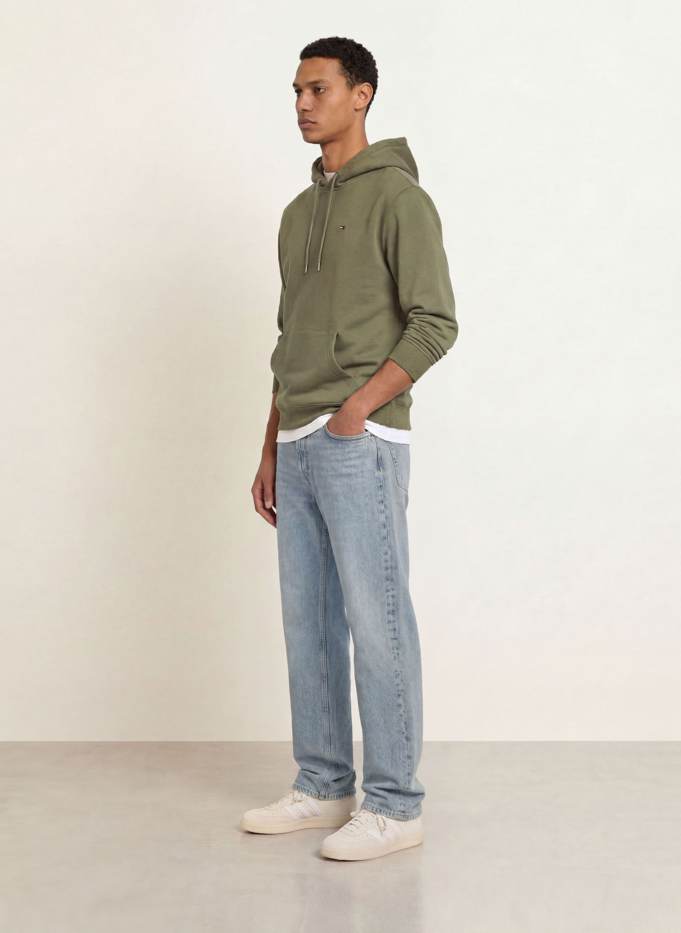 TOMMY JEANS Bluza z kapturem: ZIELONY