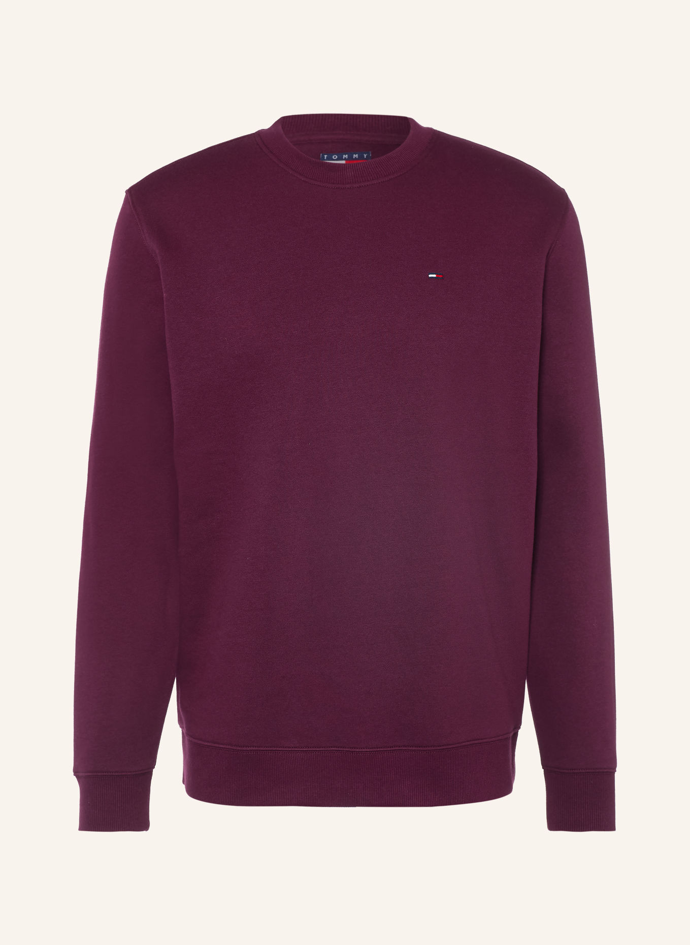 TOMMY JEANS Sweatshirt: DUNKELROT