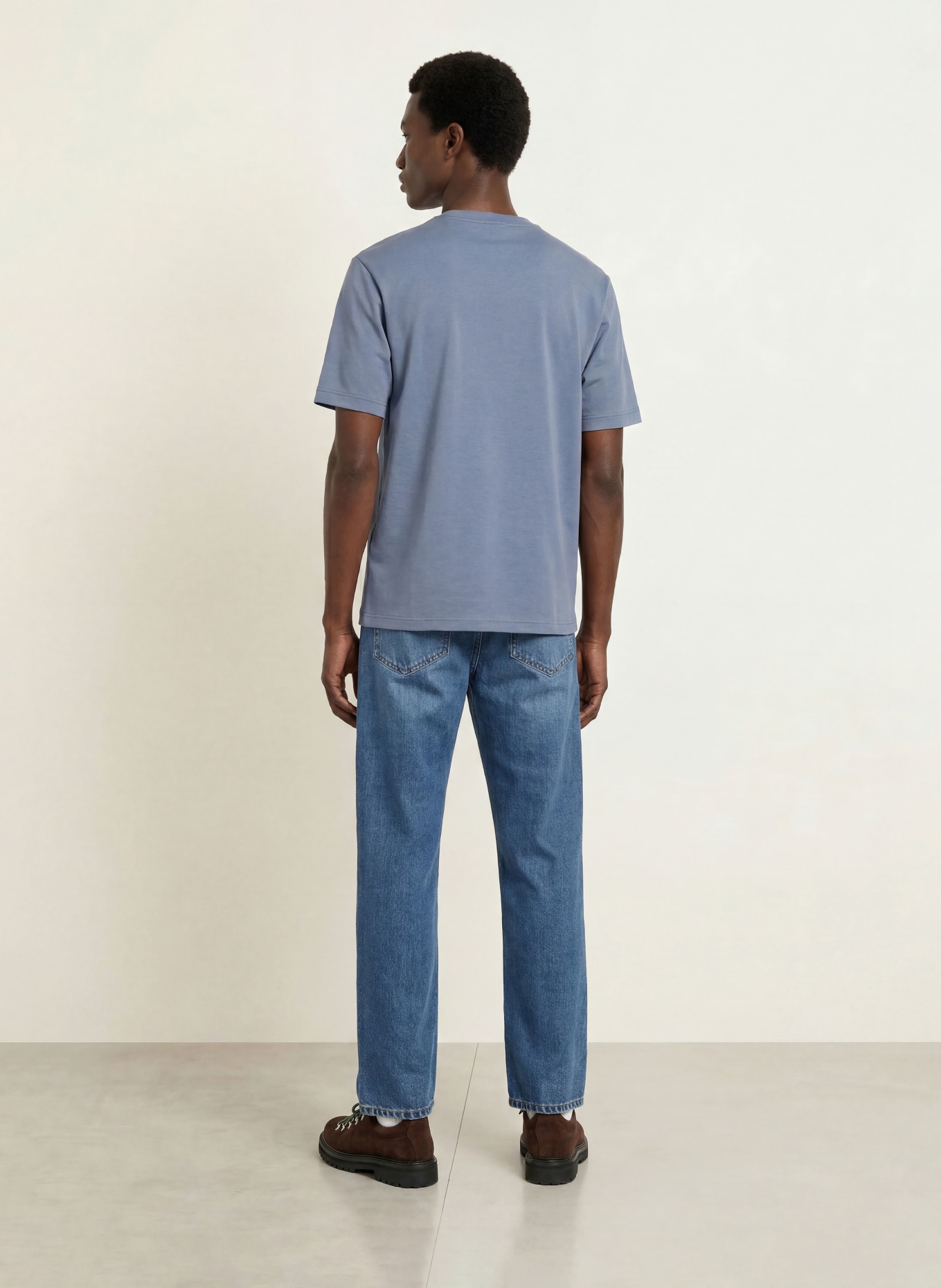 NN.07 T-shirt NAT: BLUE GRAY