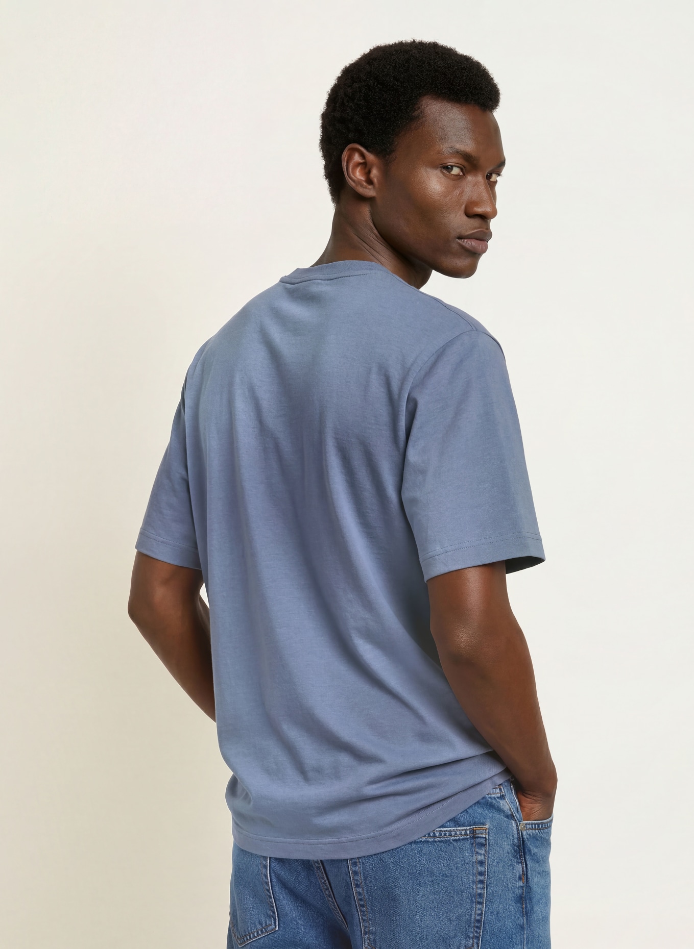 NN.07 T-shirt NAT: BLUE GRAY