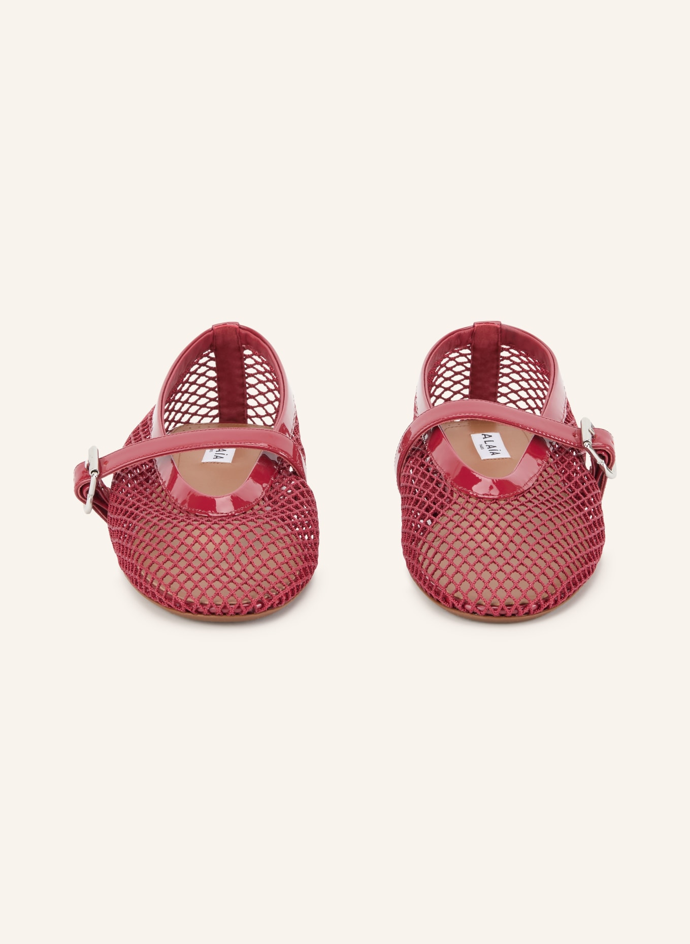 ALAÏA ballerina's: ROOD