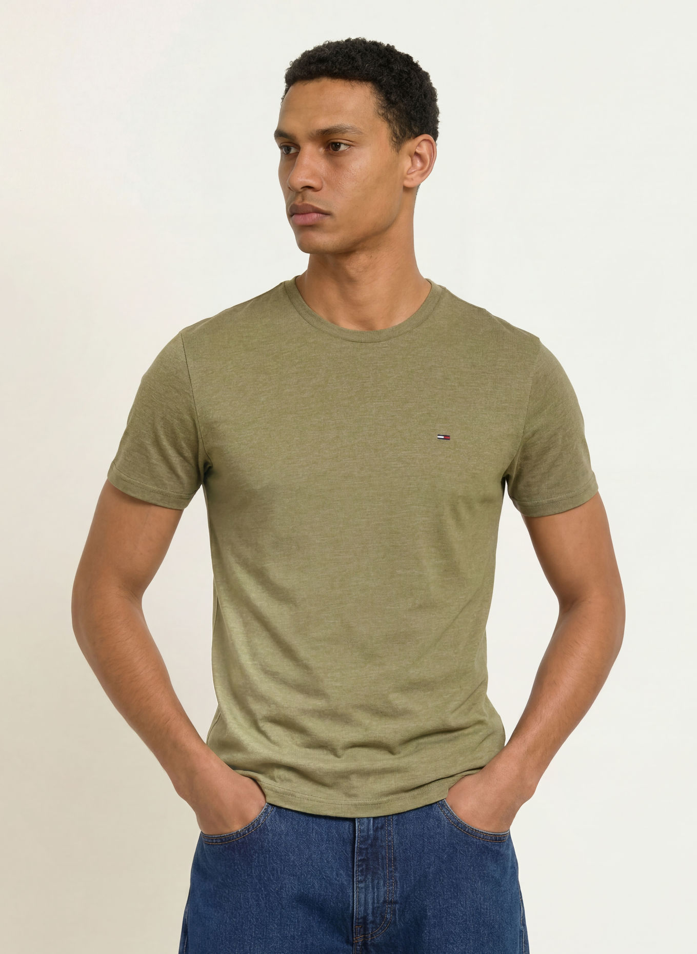 TOMMY JEANS T-shirt: VERT