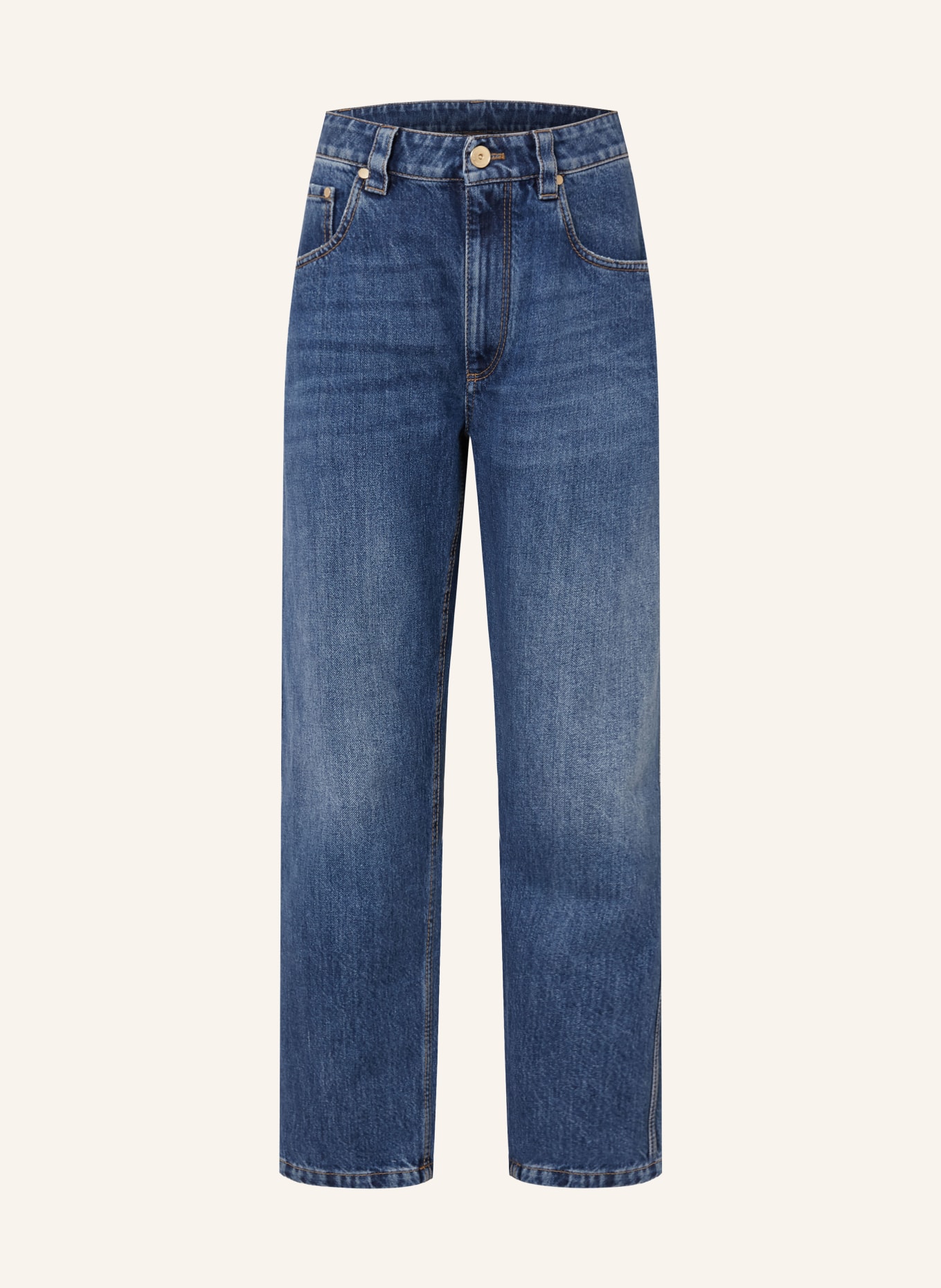 BRUNELLO CUCINELLI Straight Jeans: C9824 HERITAGE BLUE DENIM