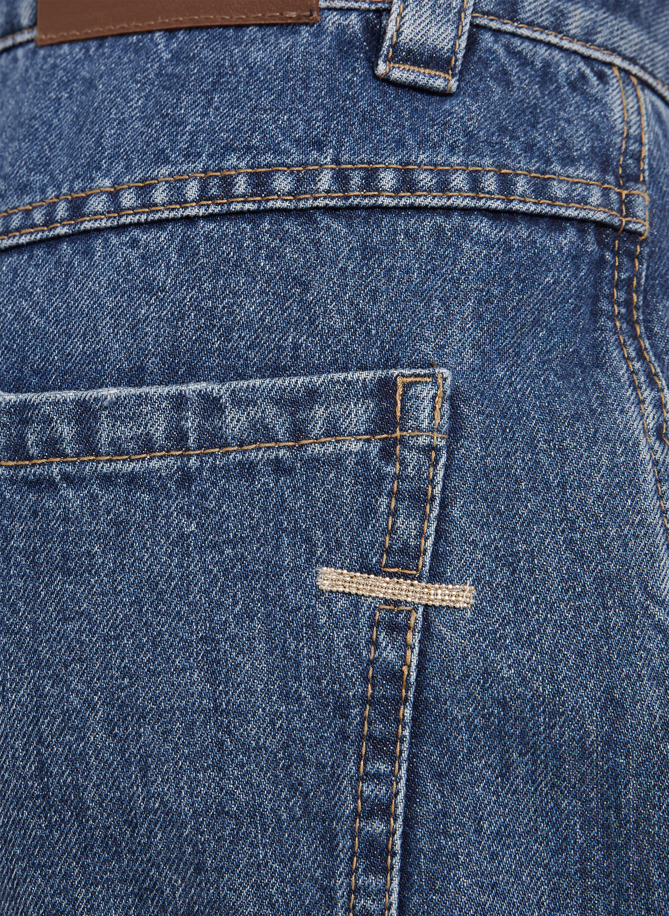 BRUNELLO CUCINELLI Straight Jeans: C9824 HERITAGE BLUE DENIM