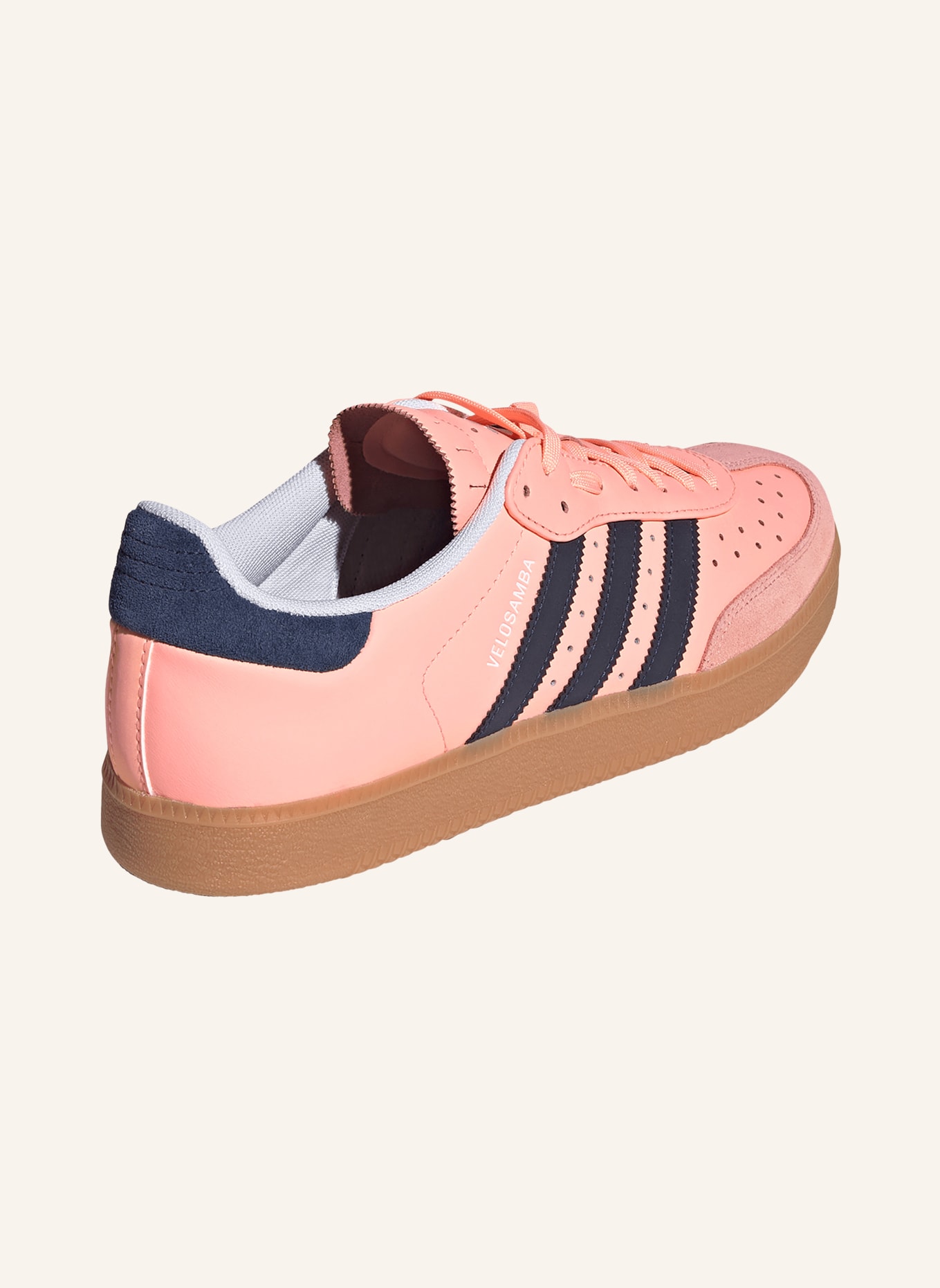 adidas Baskets VELOSAMBA LEA: ROUGE CLAIR / BLEU FONCÉ