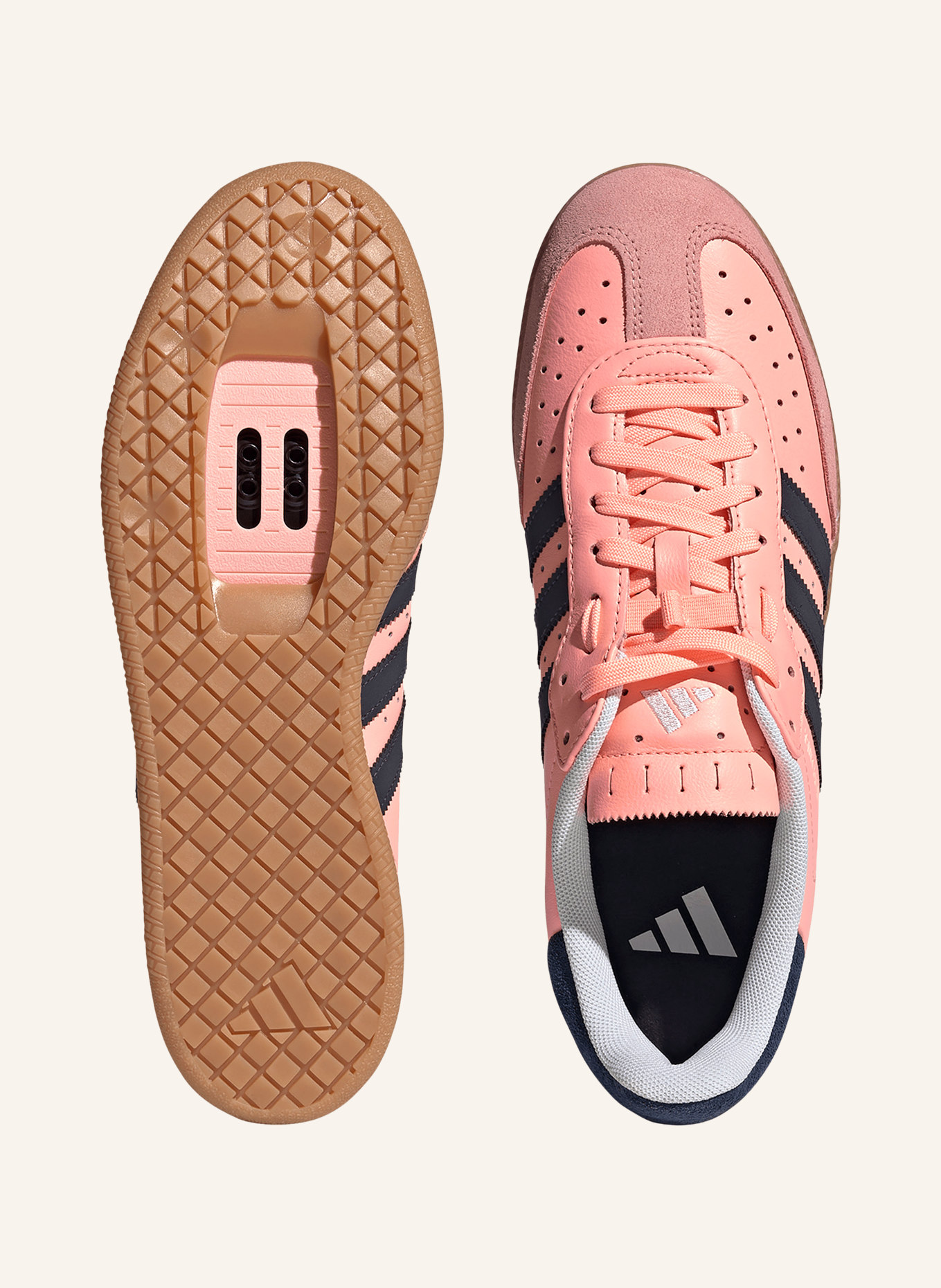 adidas Baskets VELOSAMBA LEA: ROUGE CLAIR / BLEU FONCÉ