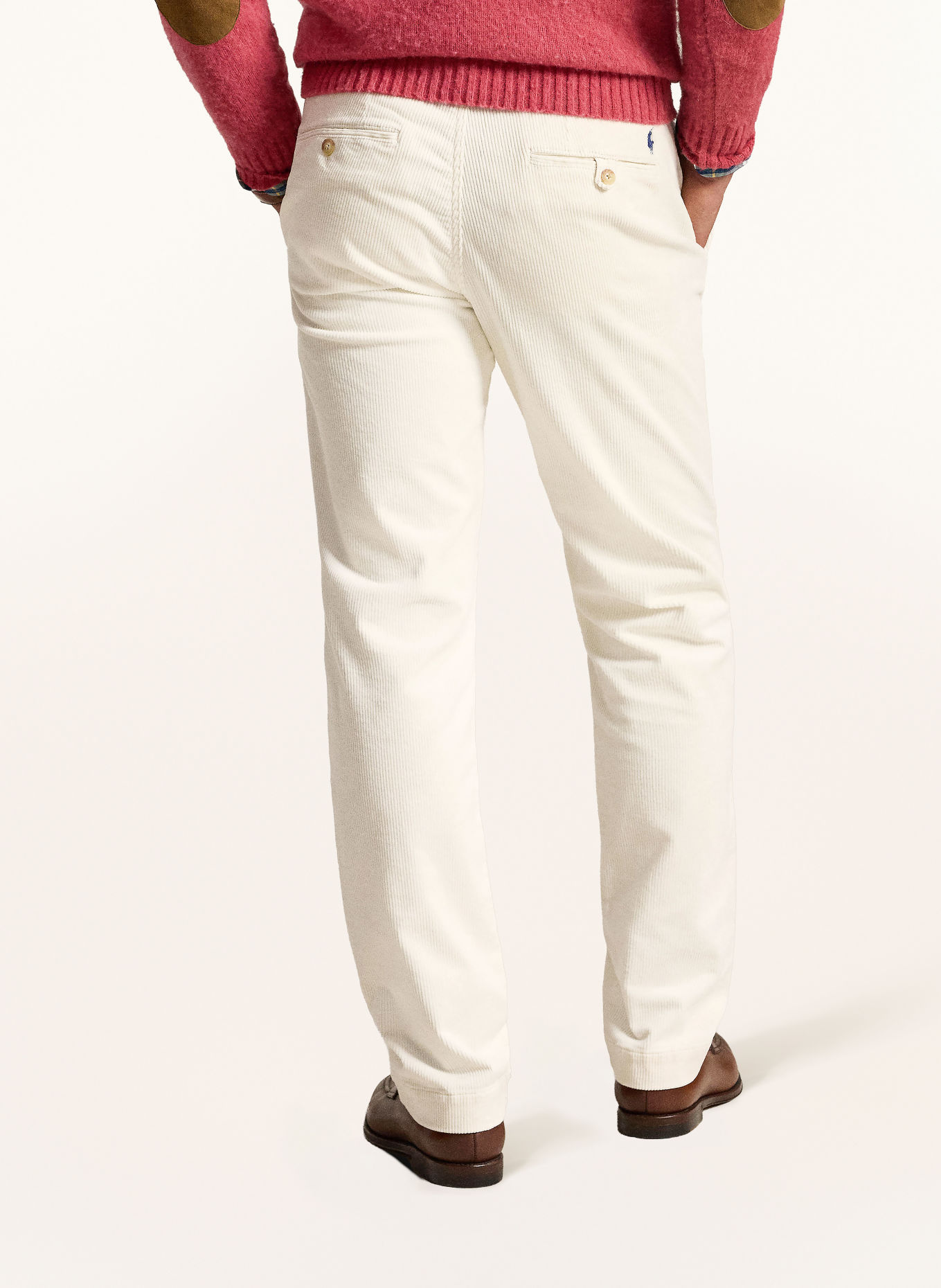 POLO RALPH LAUREN Cordchino Stretch Straight Fit: CREAM