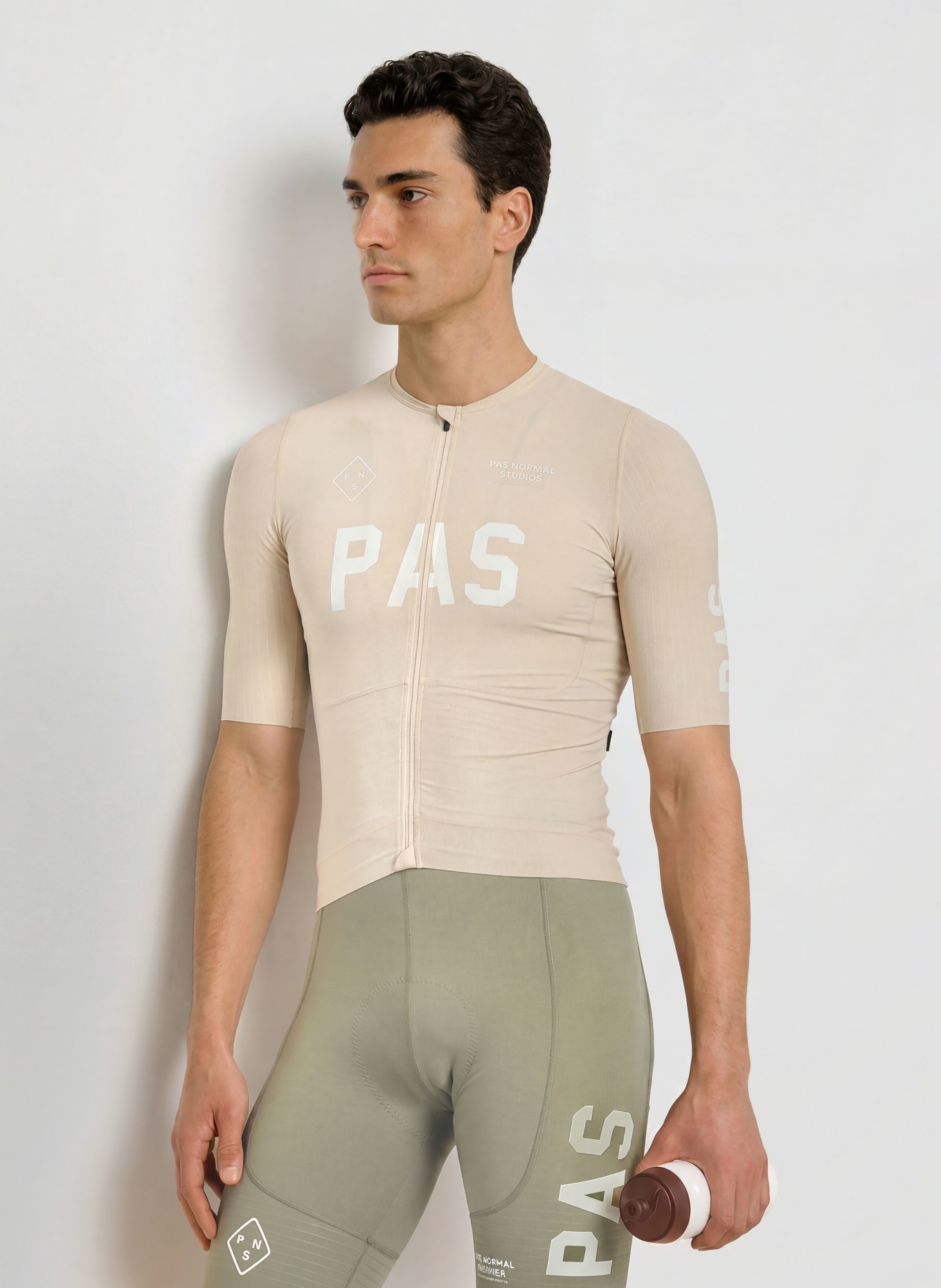 PAS NORMAL STUDIOS Radtrikot PAS MECHANISM PRO: CREME / WEISS