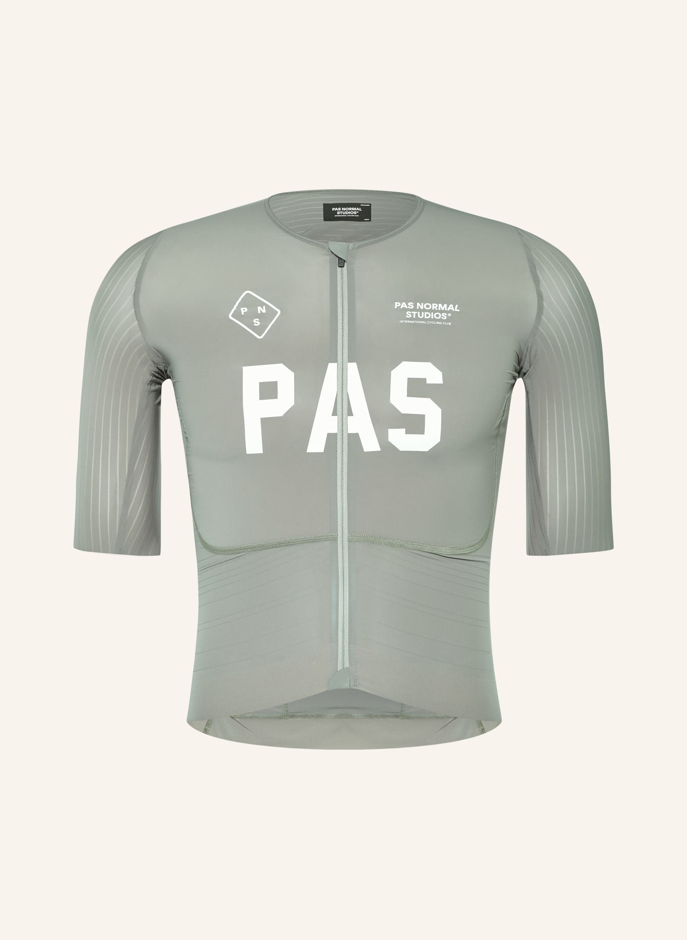 PAS NORMAL STUDIOS Radtrikot PAS MECHANISM PRO: HELLGRÜN / WEISS