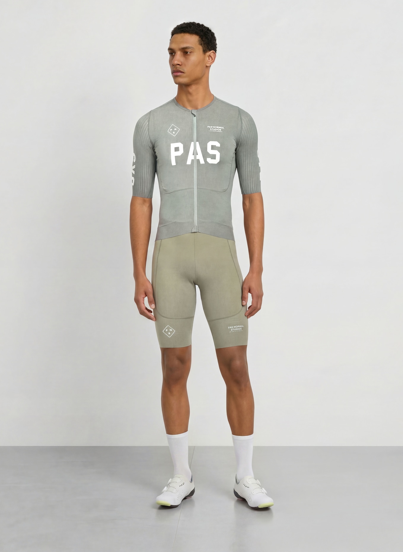 PAS NORMAL STUDIOS Radtrikot PAS MECHANISM PRO: HELLGRÜN / WEISS