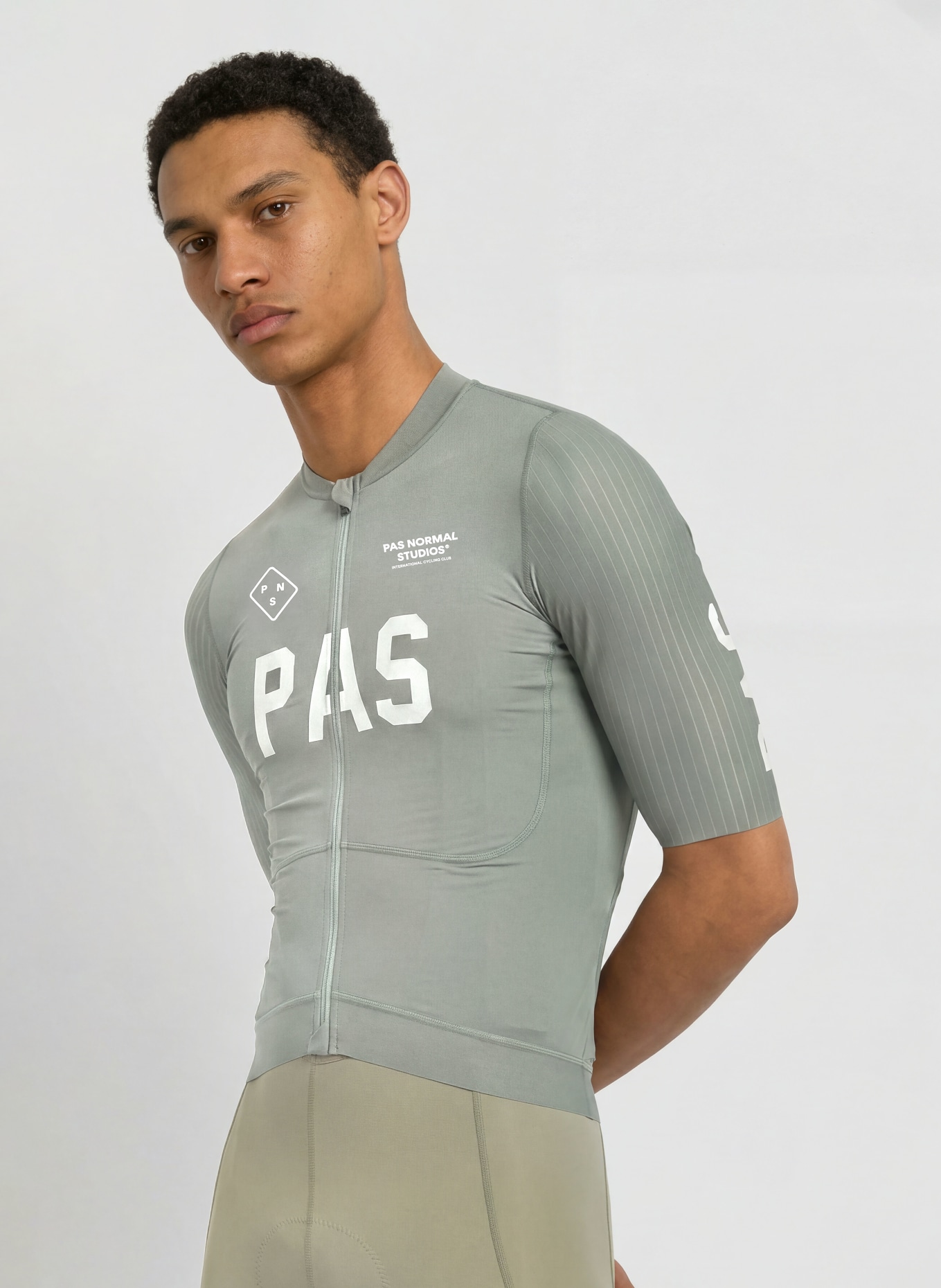 PAS NORMAL STUDIOS Radtrikot PAS MECHANISM PRO: HELLGRÜN / WEISS