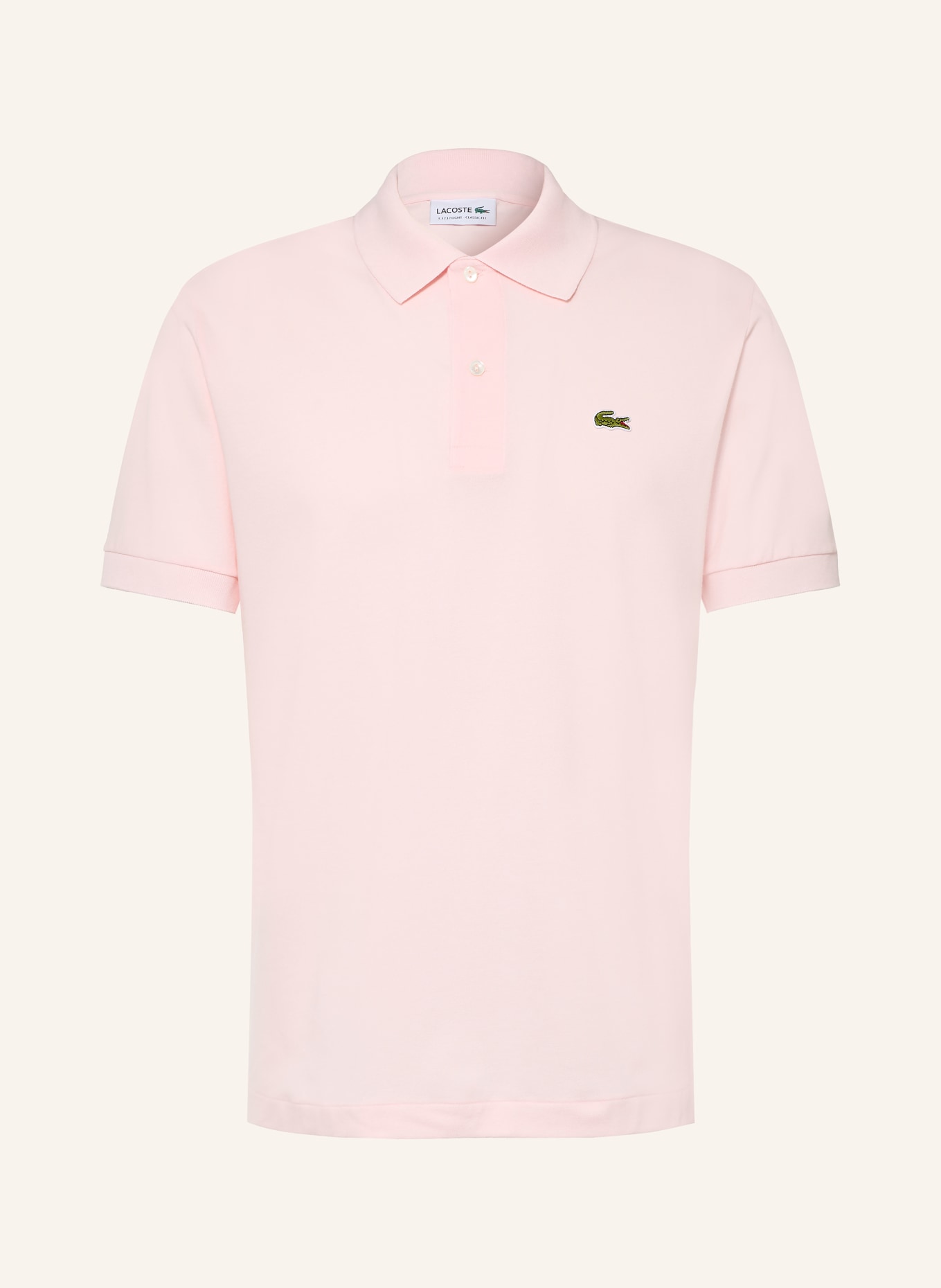 LACOSTE Piqué-Poloshirt: HELLROSA