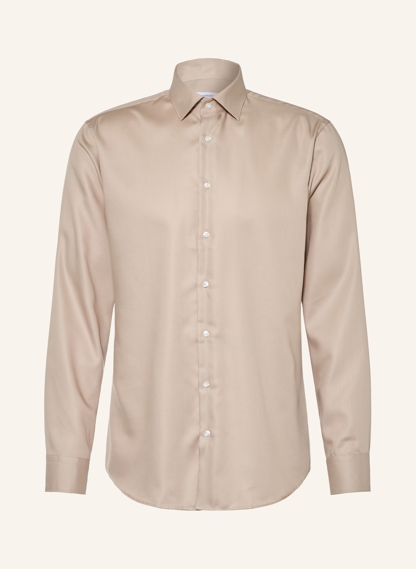 seidensticker Overhemd Shaped Fit: BEIGE