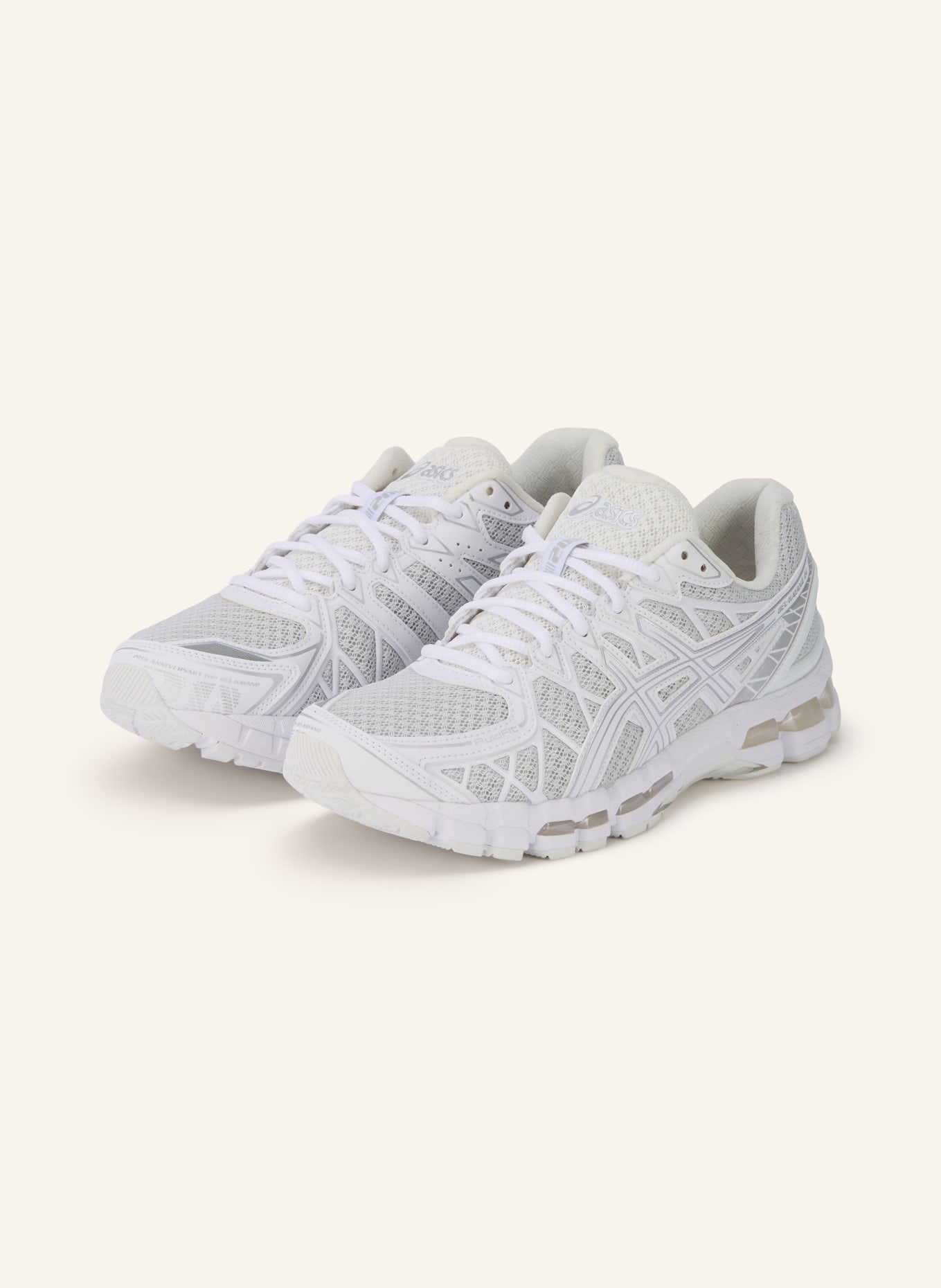 ASICS Sneaker GEL-KAYANO 20: WEISS / HELLGRAU