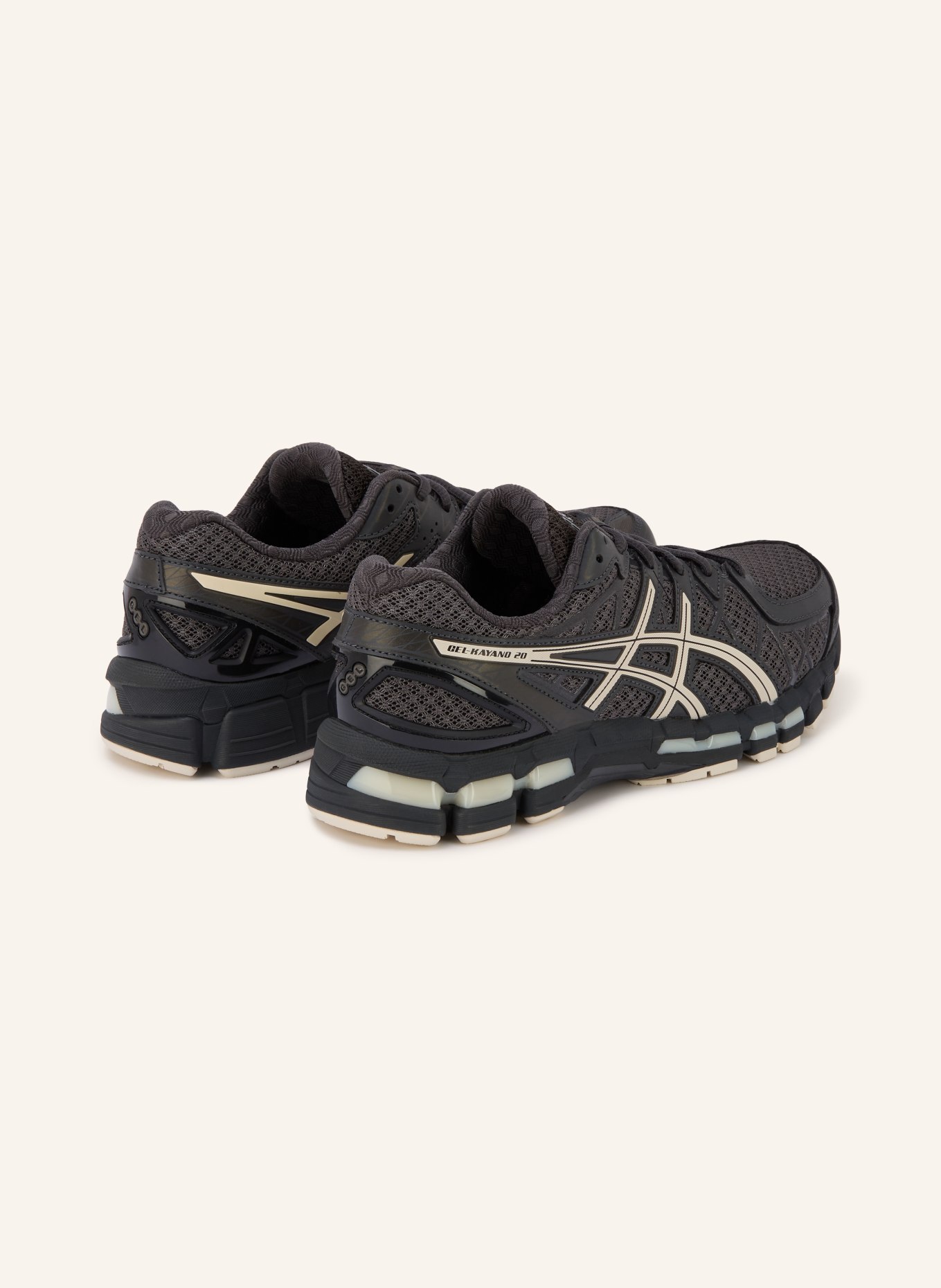 ASICS Sneaker GEL-KAYANO 20: DUNKELGRAU / CREME