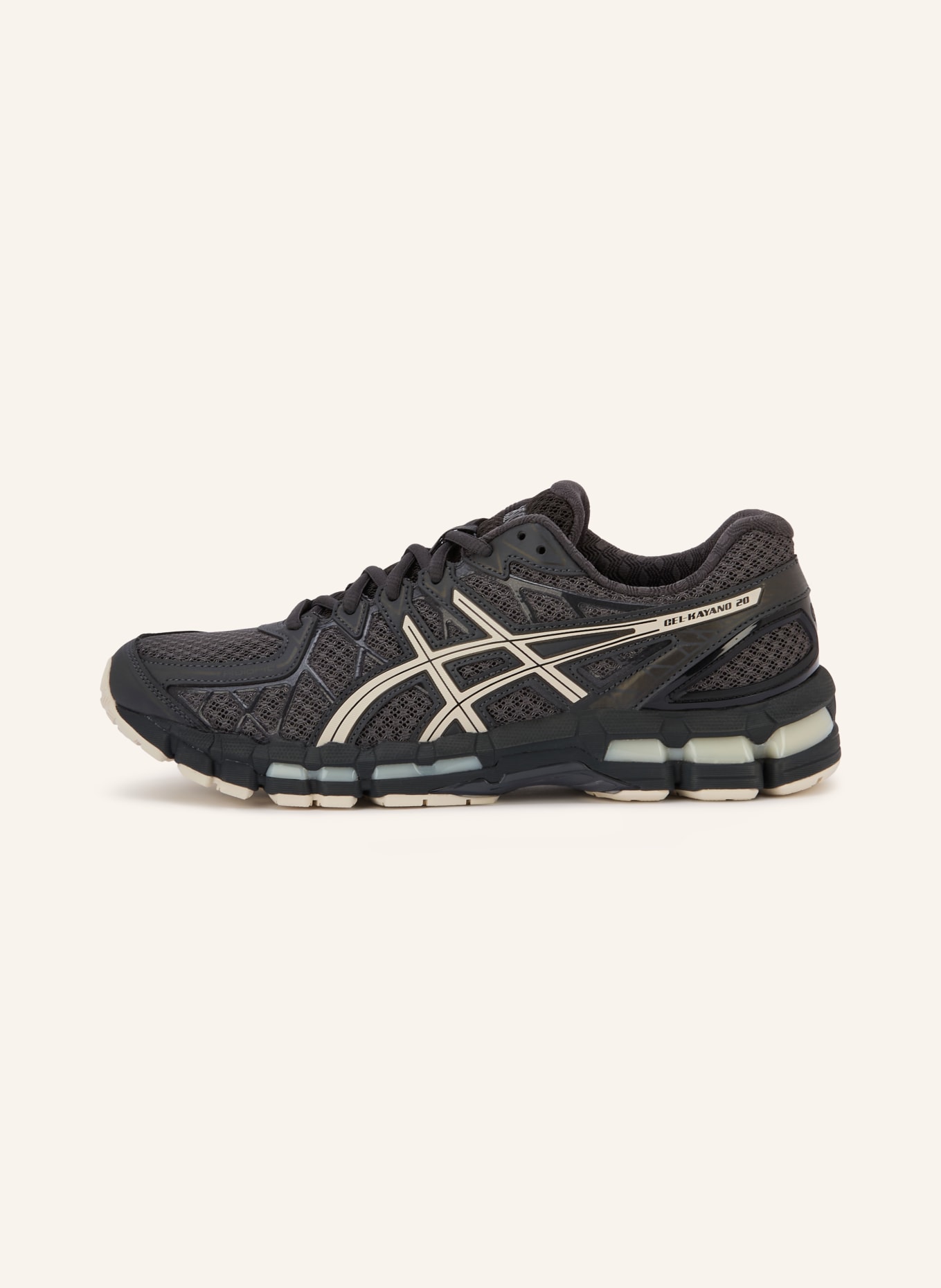 ASICS Sneaker GEL-KAYANO 20: DUNKELGRAU / CREME