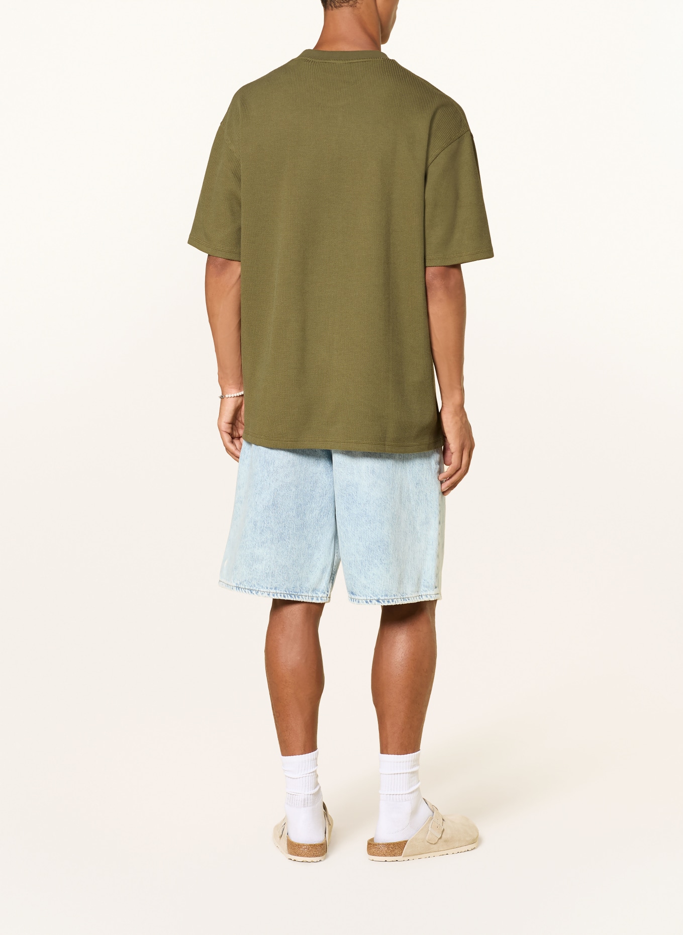 HUGO T-shirt NUWAFFLE: OLIJF