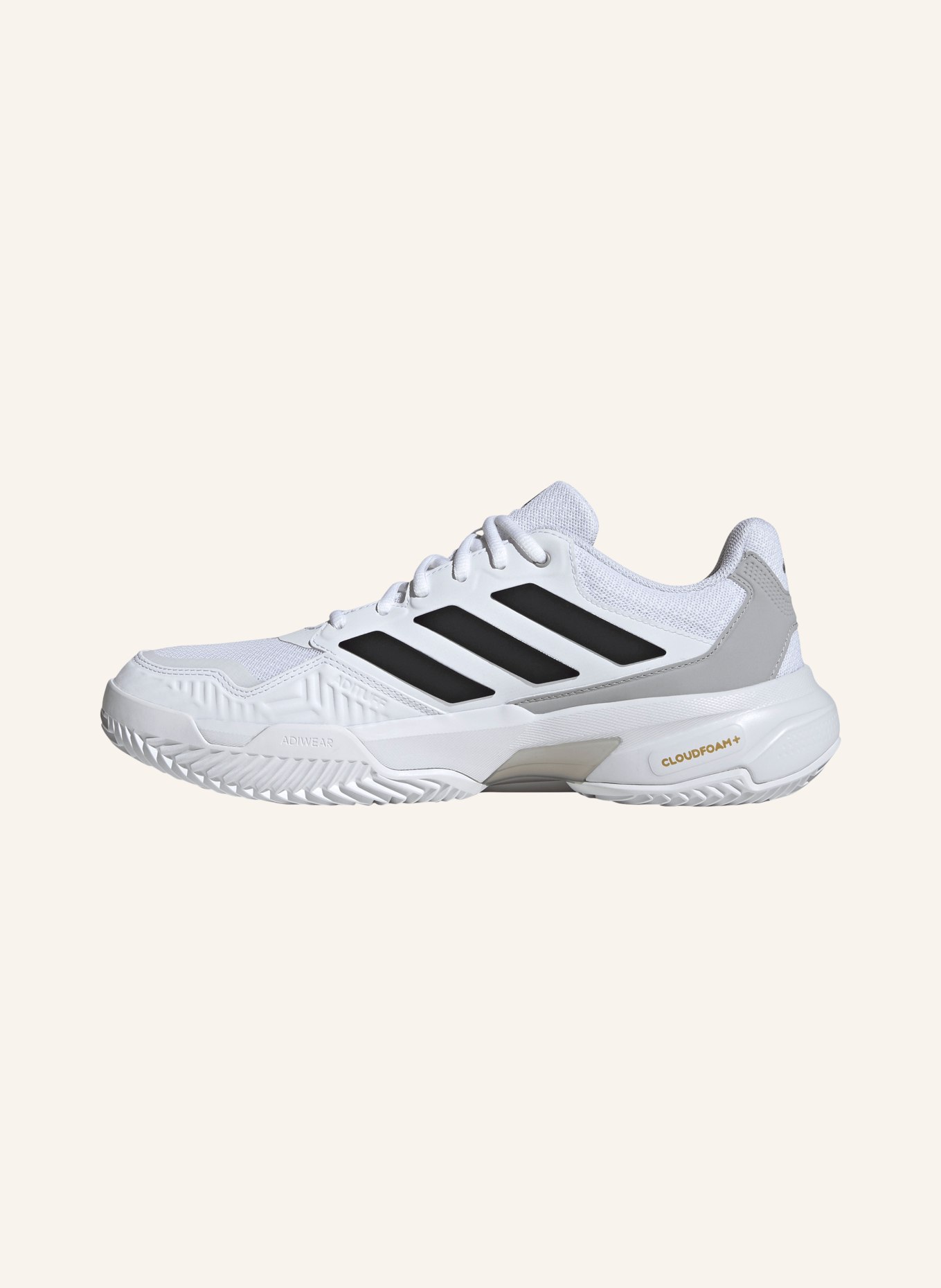 adidas DEFIANT SPEED 2 tennis shoes: WHITE / BLACK