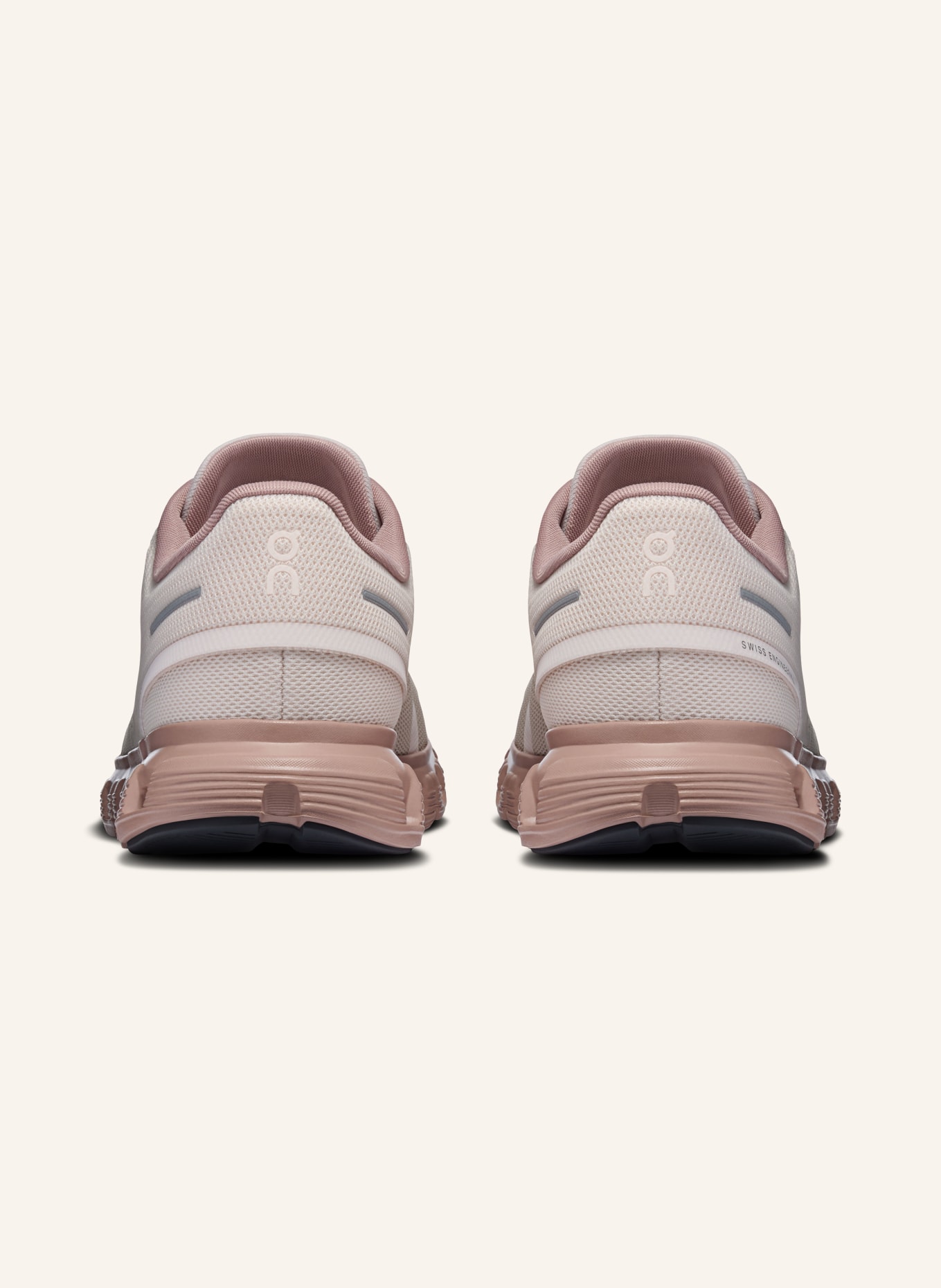 On Sneaker CLOUD 6: CRÈME / VIEUX ROSE