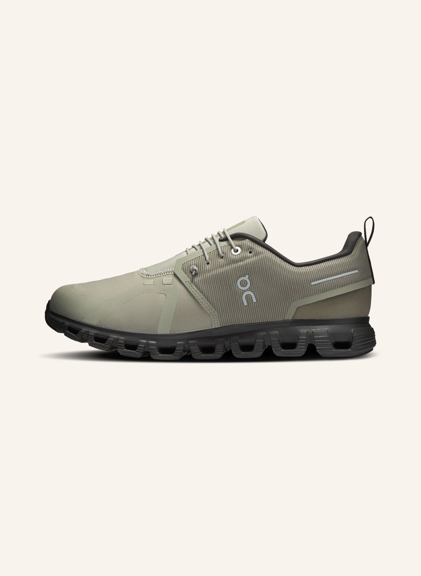 On CLOUD 6 WP sneaker: OLIVE