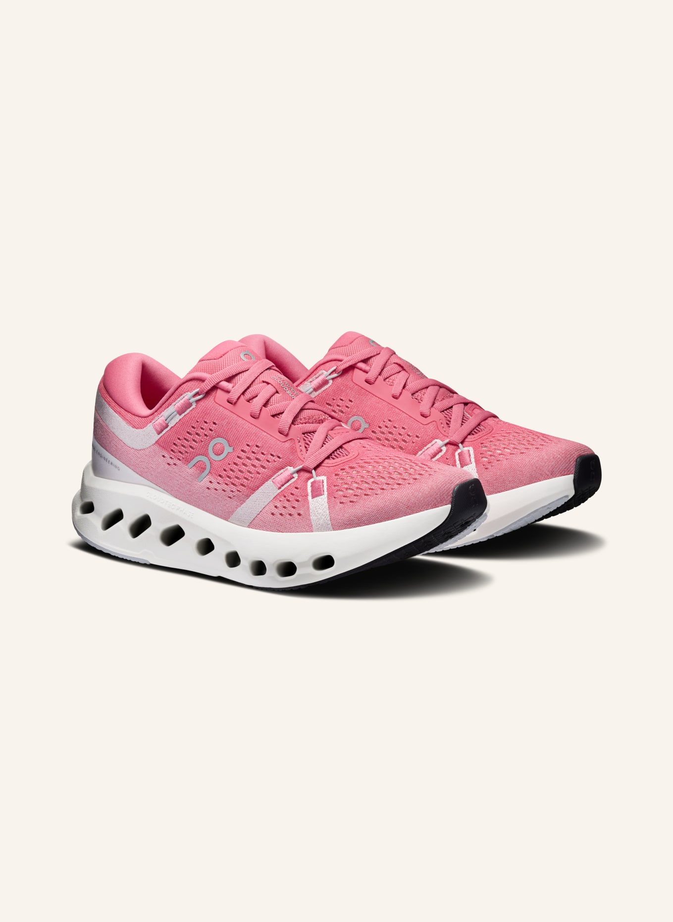 On Buty do biegania CLOUDSURFER 2: MOCNORÓŻOWY / SREBRNY
