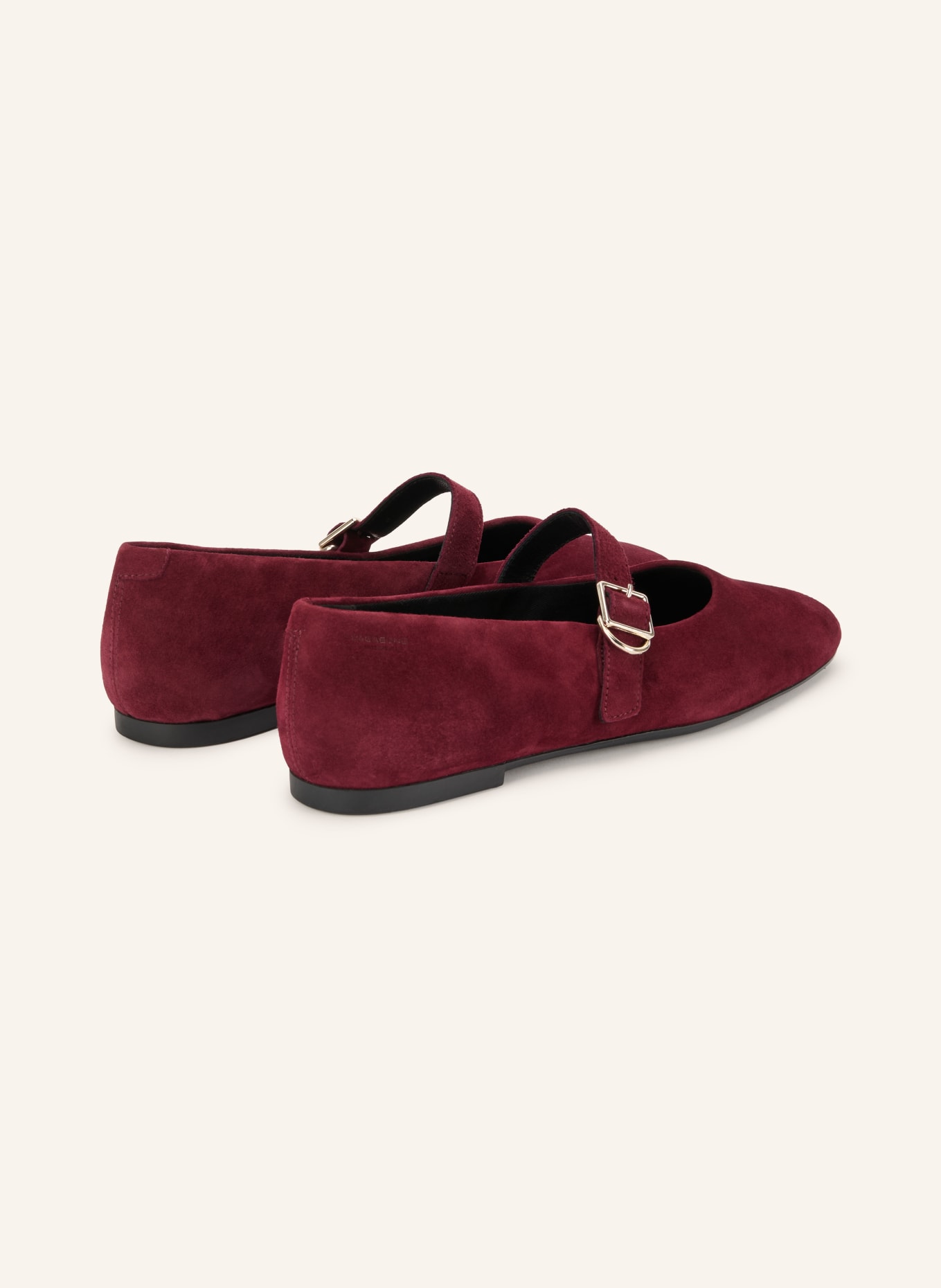 VAGABOND SHOEMAKERS Mary Jane-ballerinaskor JOLIN: MÖRKRÖD / GULD