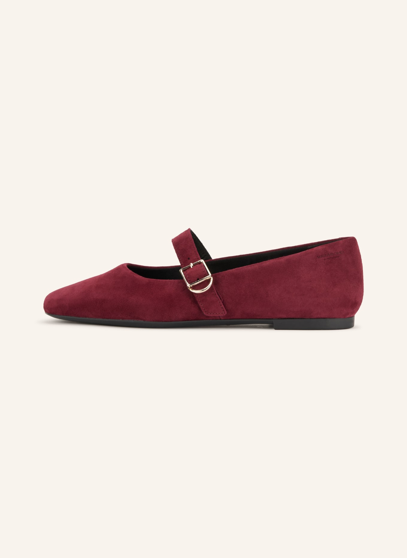 VAGABOND SHOEMAKERS Mary Jane-ballerinaskor JOLIN: MÖRKRÖD / GULD